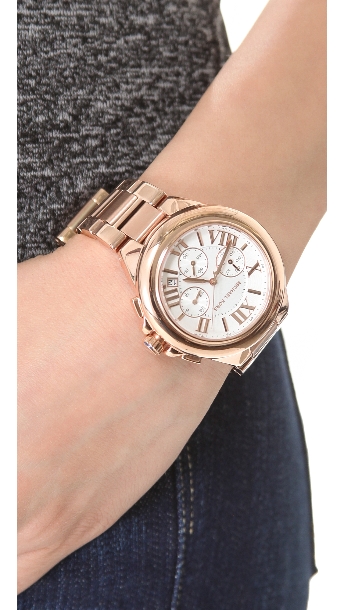 michael kors camille watch rose gold