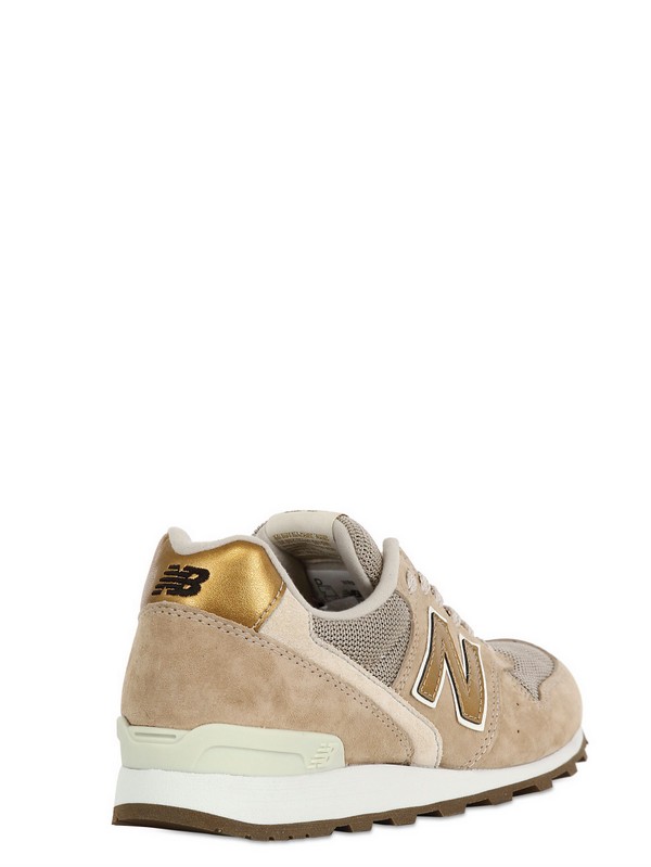 new balance 996 suede trainers in beige