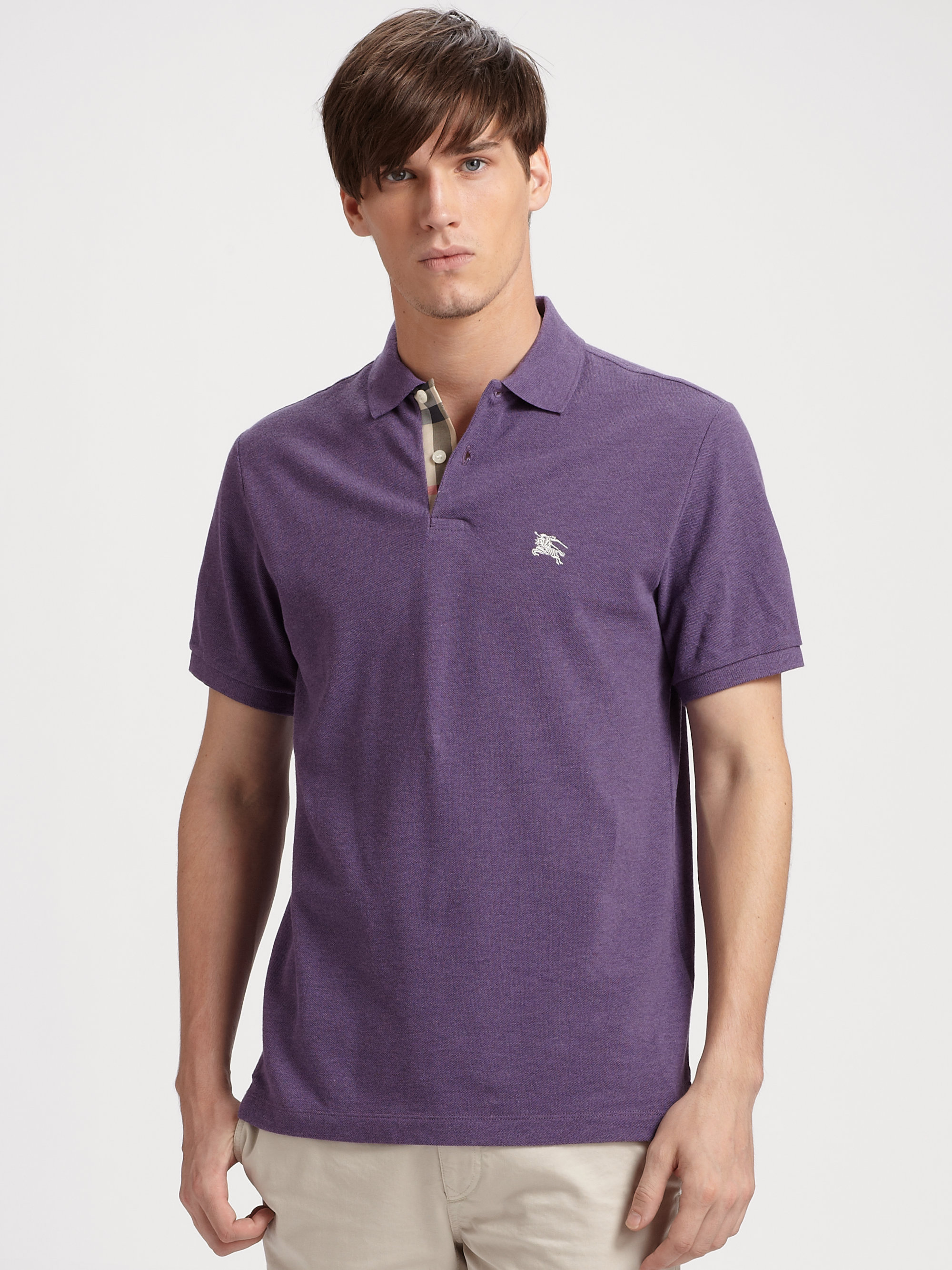 burberry modern fit polo