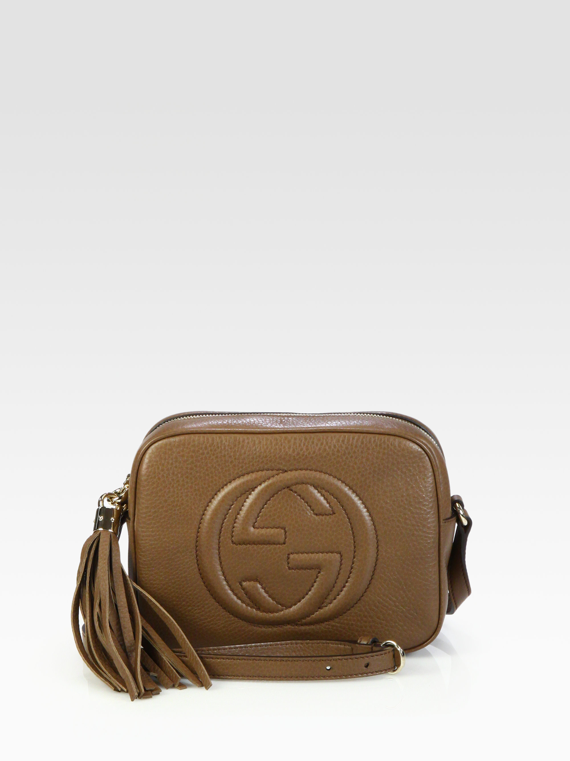Gucci Soho Leather Bag in Brown Lyst