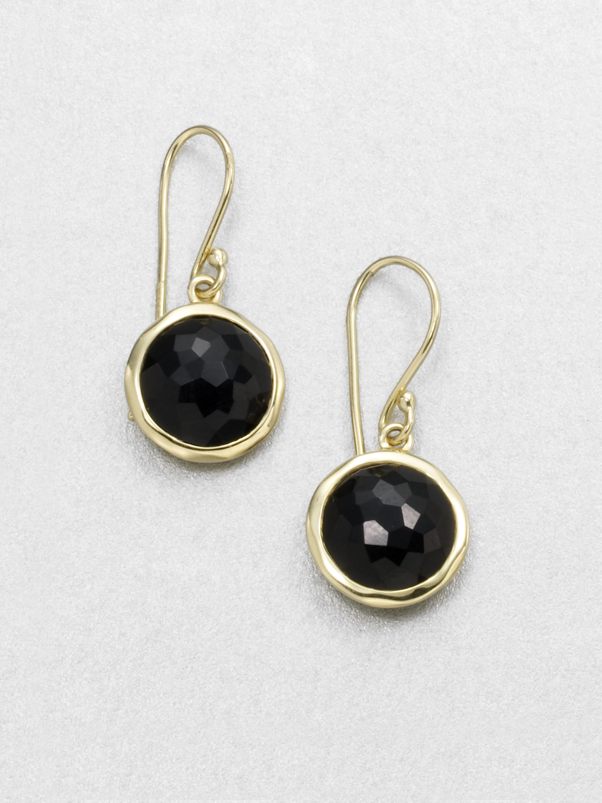 Lyst Ippolita Lollipop Black Onyx 18k Yellow Gold Mini Drop Gallery