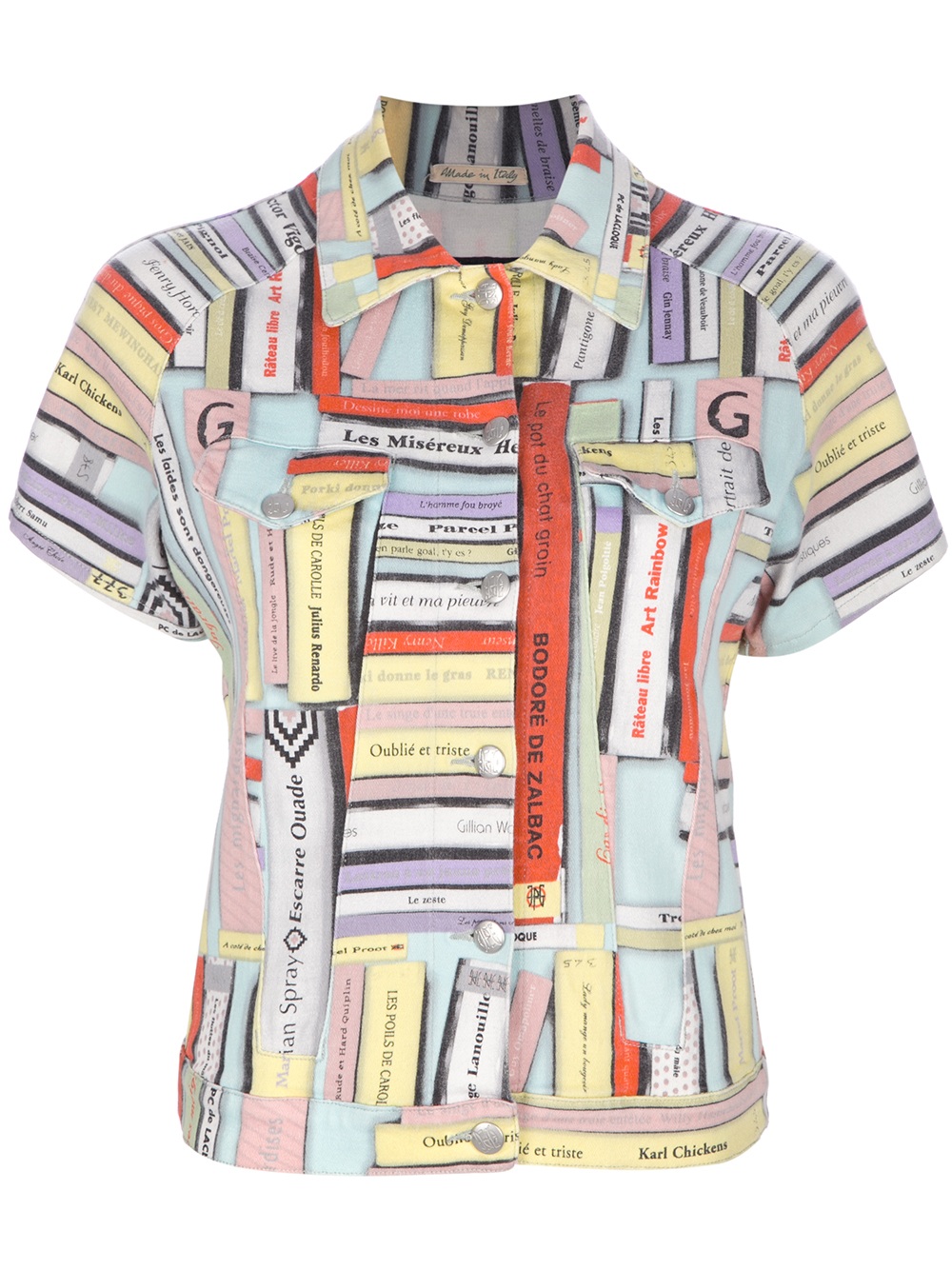 Jean Gaultier Book Print Shirt | Lyst