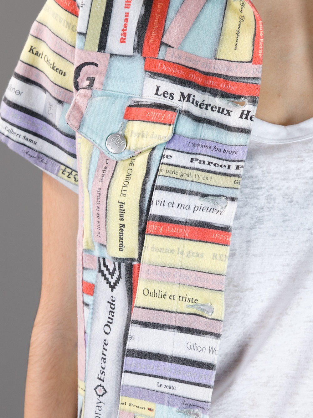 Jean Paul Gaultier Book Print Shirt - Lyst