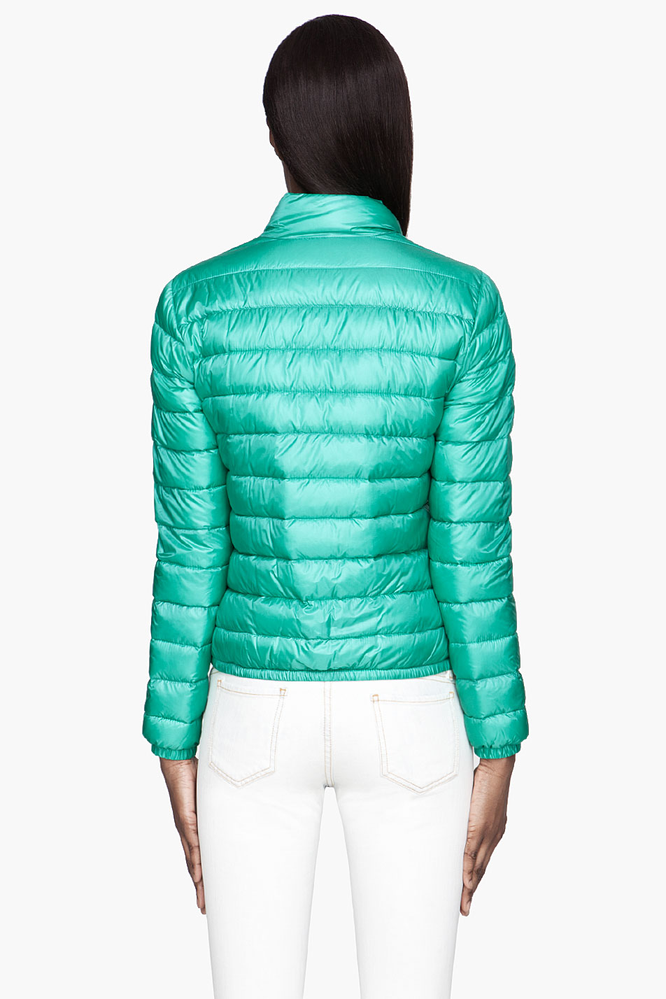 Moncler Mint Green Quilted Down Lans Jacket Lyst