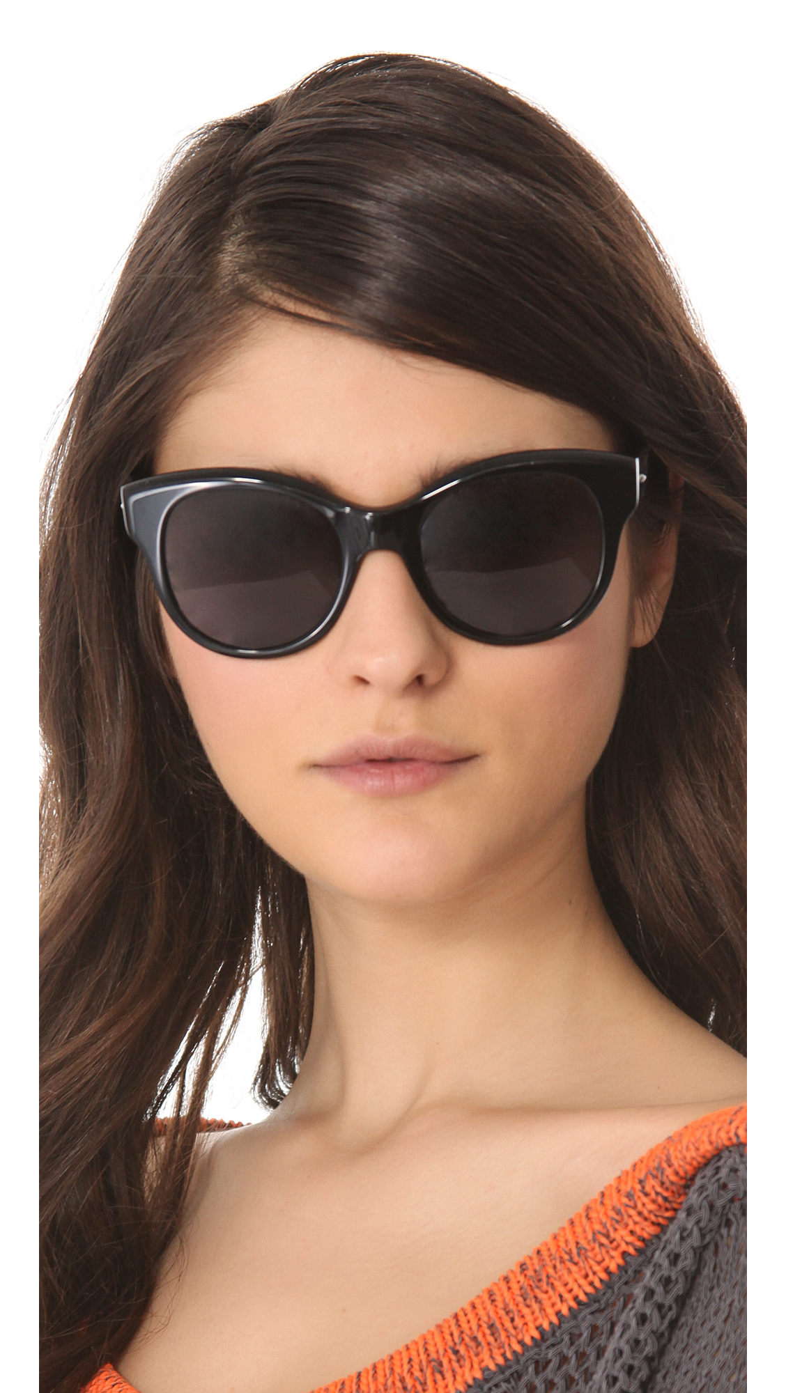 Oliver peoples Jacey Polarized Sunglasses in Black | Lyst