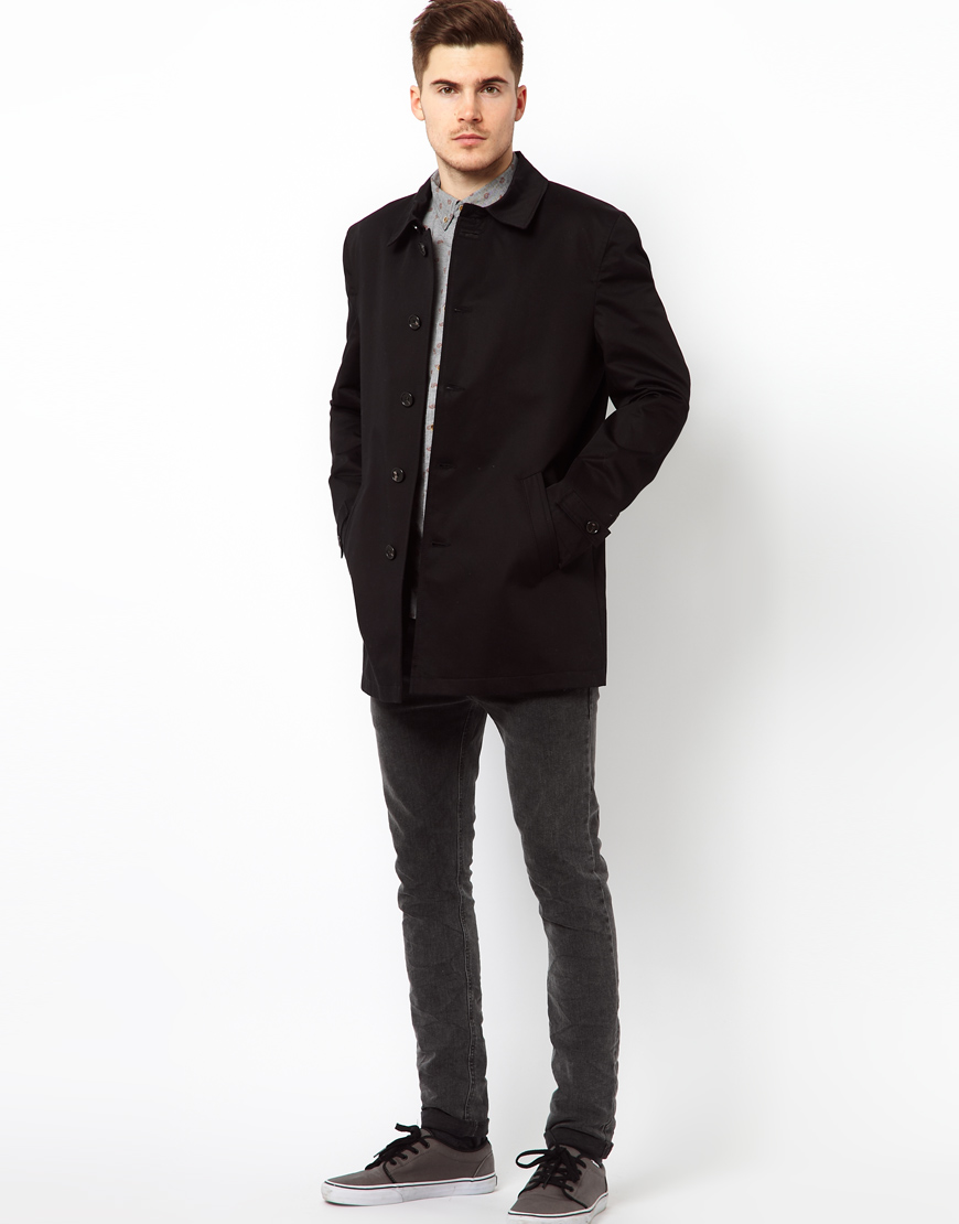 Lyst River Island Trench Coat in Black for Men