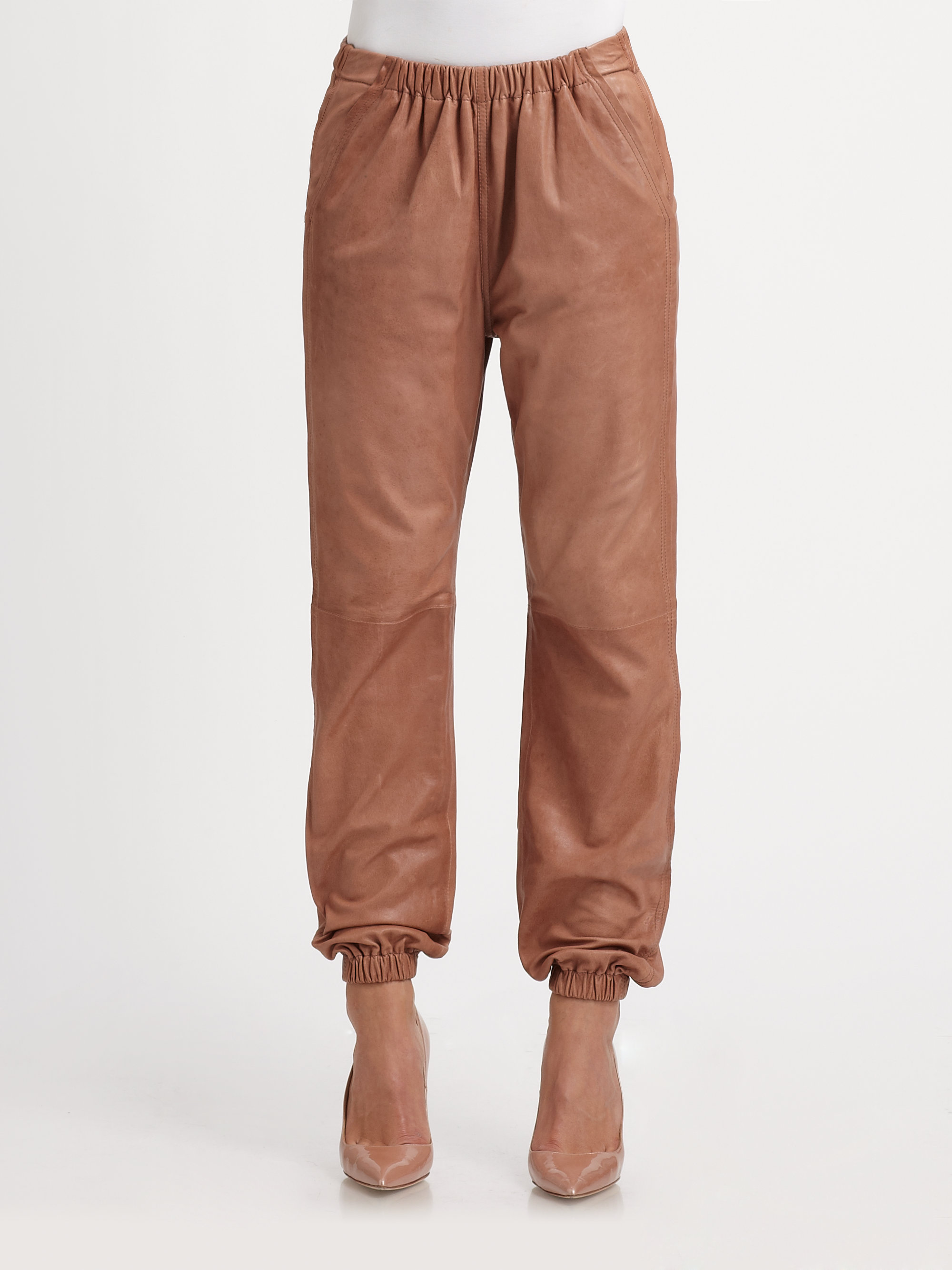 brown jogging