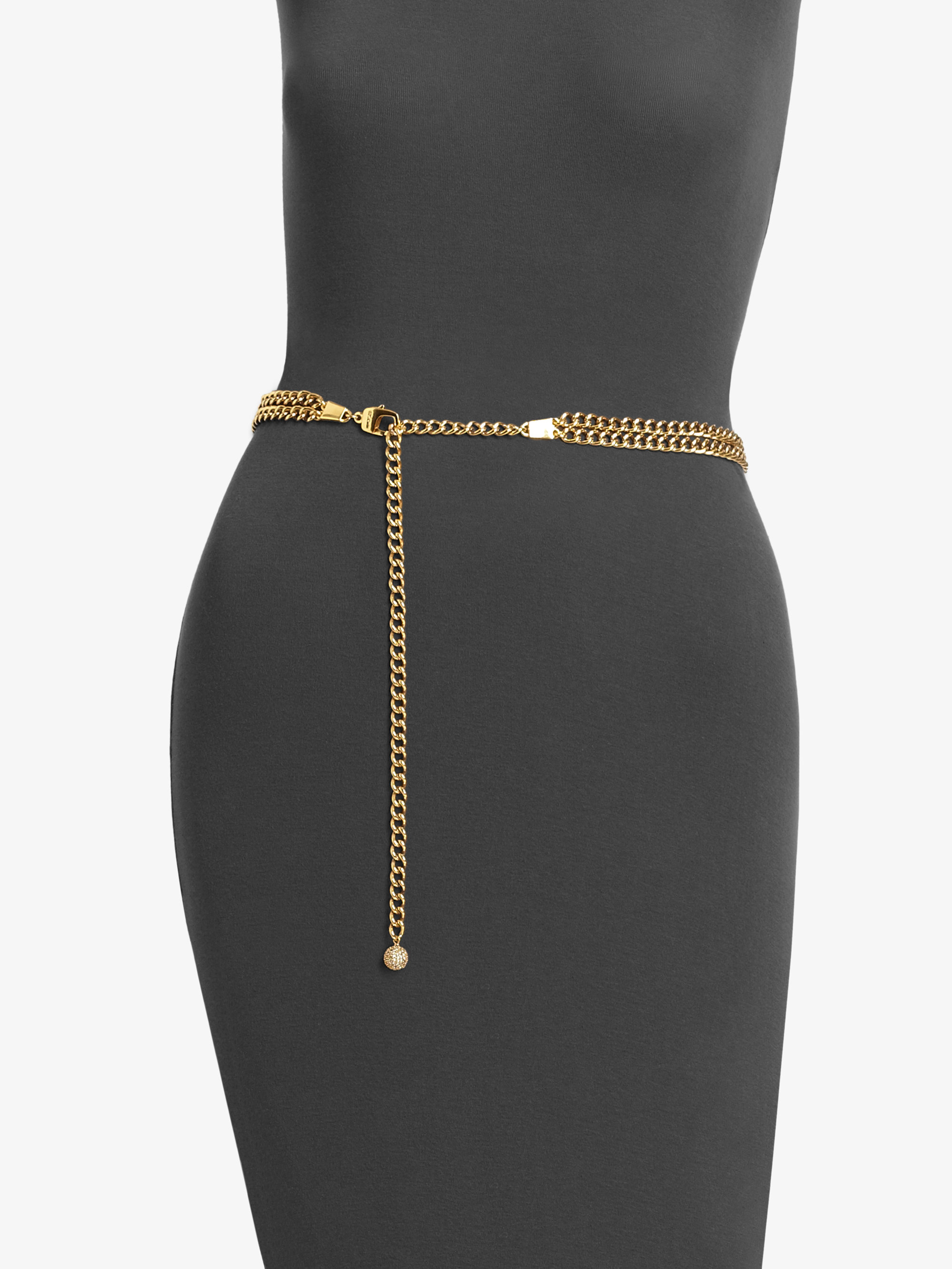 St. john Chain Belt in Metallic | Lyst