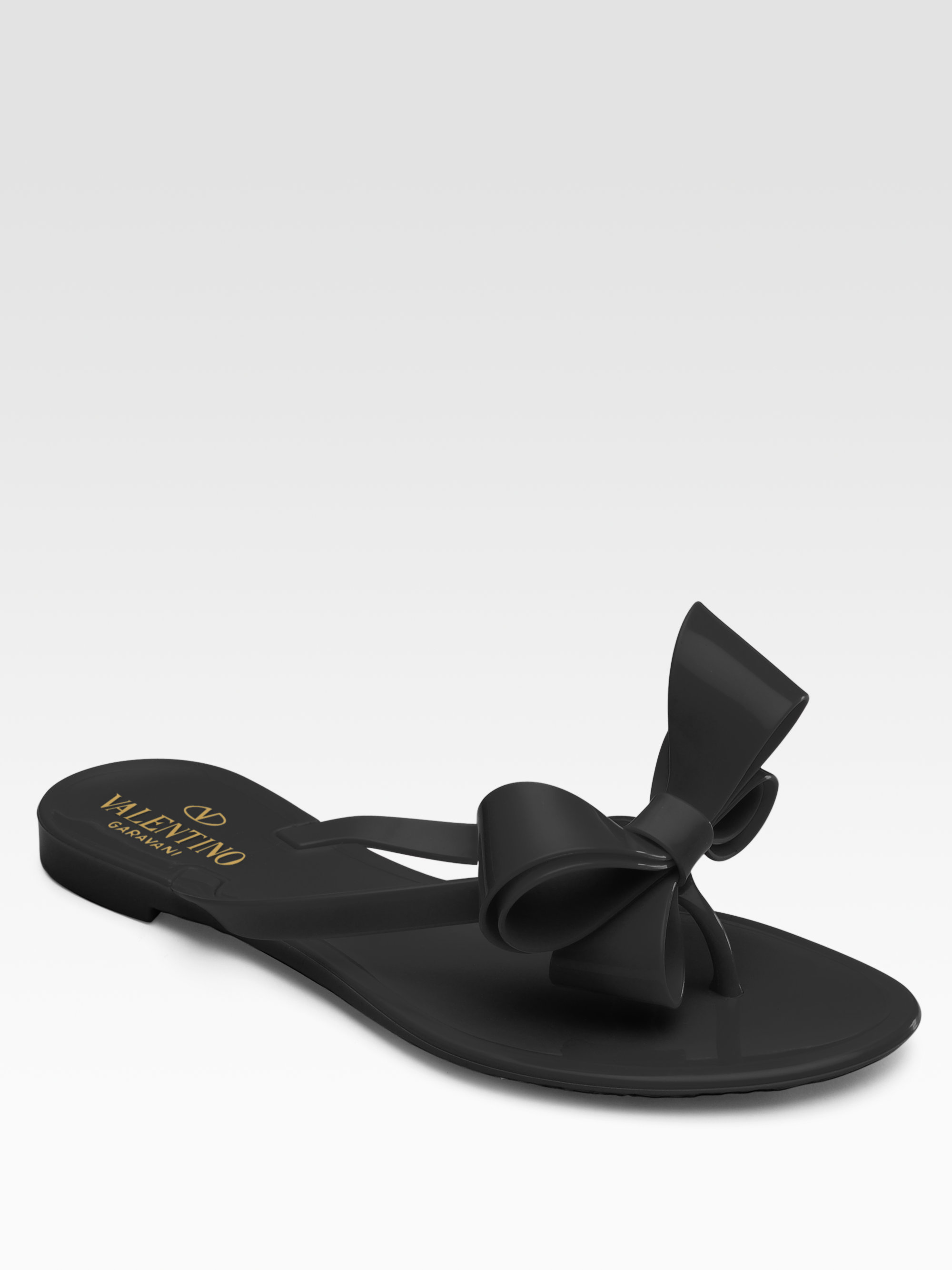 valentino jelly bow sandals