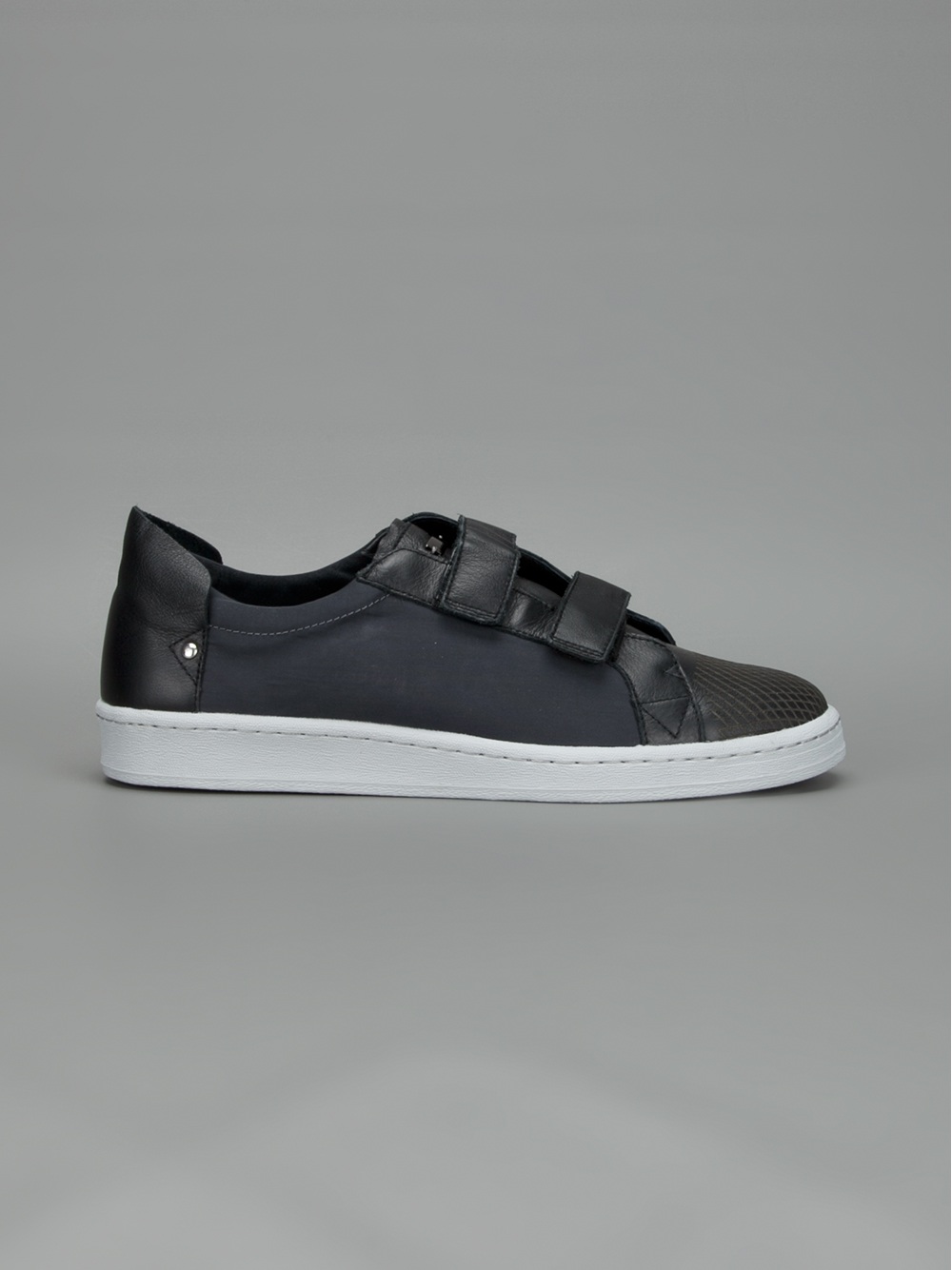 Adidas SLVR Velcro Fastening Trainer in Black for Men - Lyst