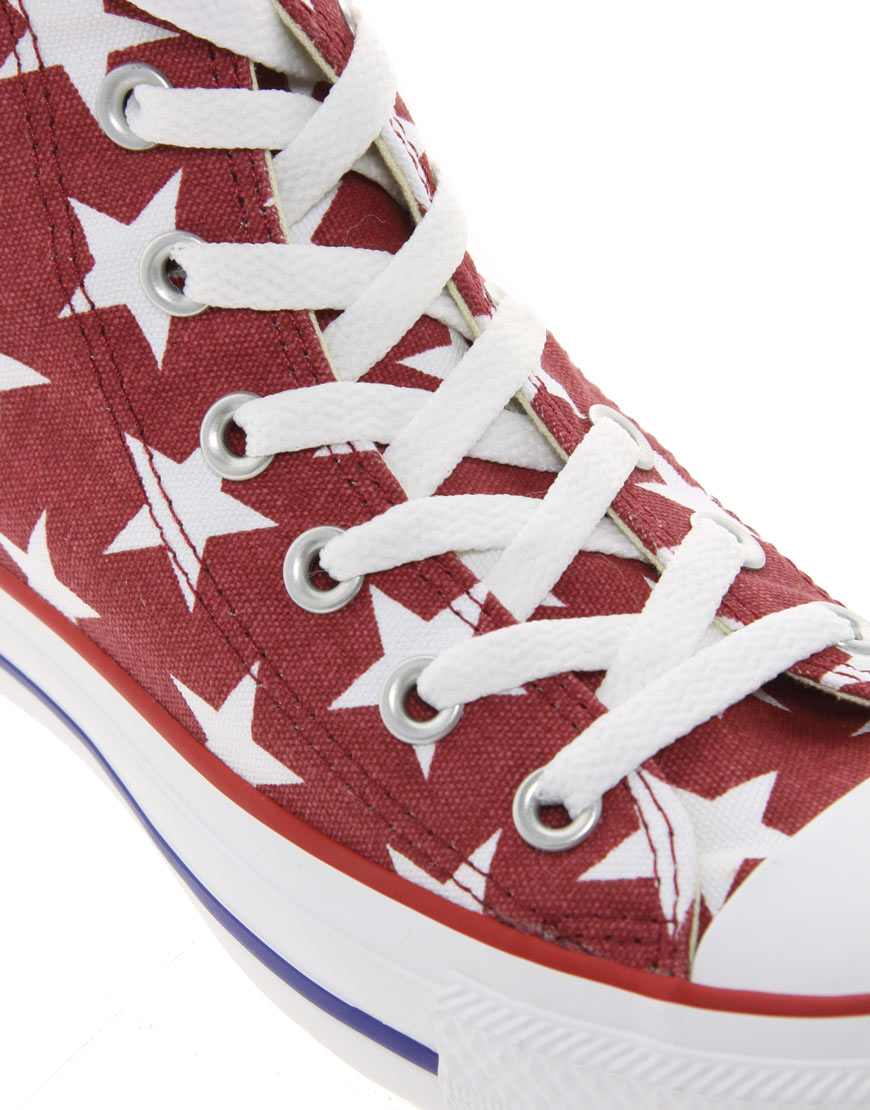 red high top converse size 2