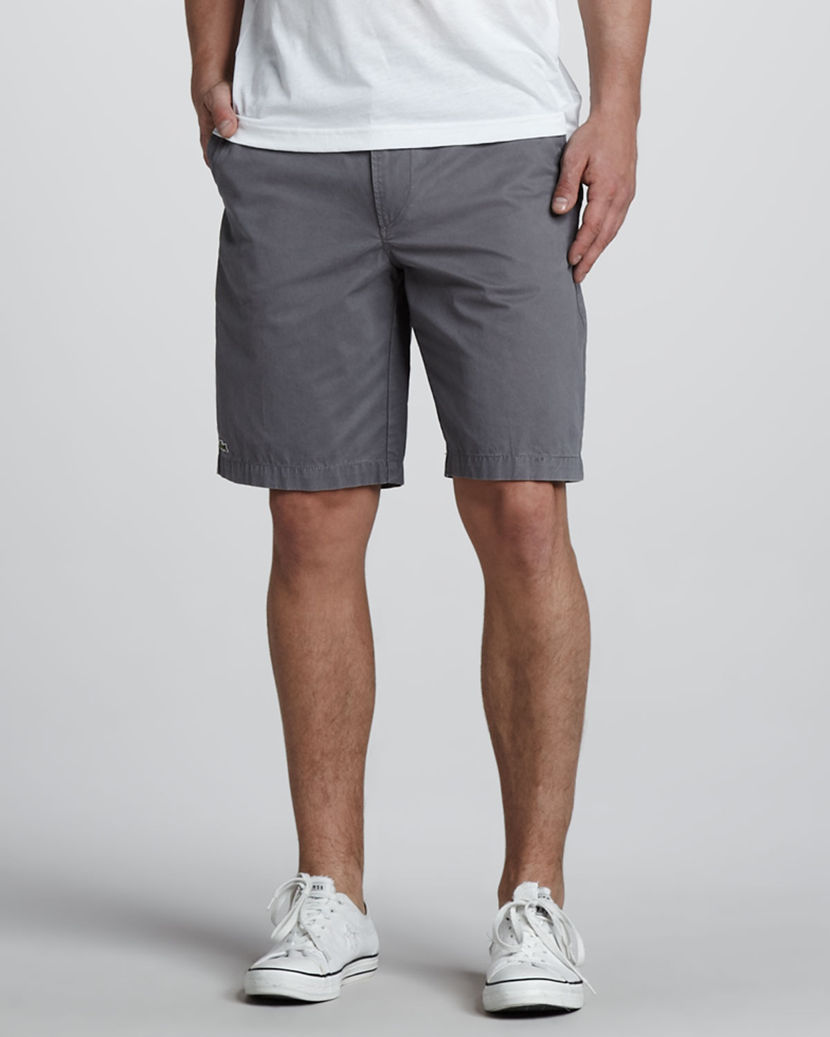 Lacoste Classic Bermuda Shorts in Smoke Grey (Gray) for Men - Lyst
