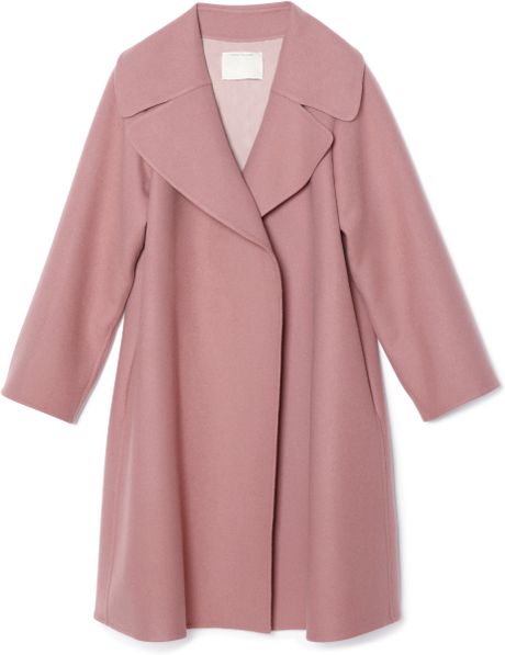 Marc Jacobs Rose Cashmere Wrap Coat in Pink (rose) | Lyst