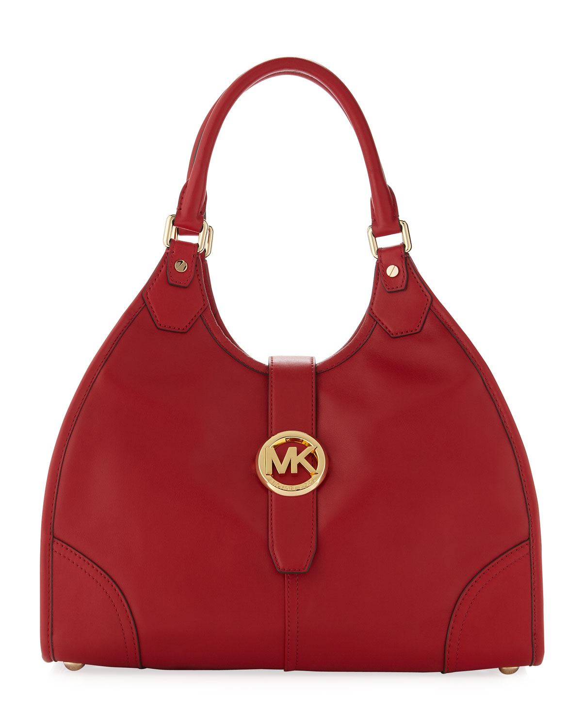 MICHAEL Michael Kors Hudson Large Shoulder Tote Bag in Red Lyst