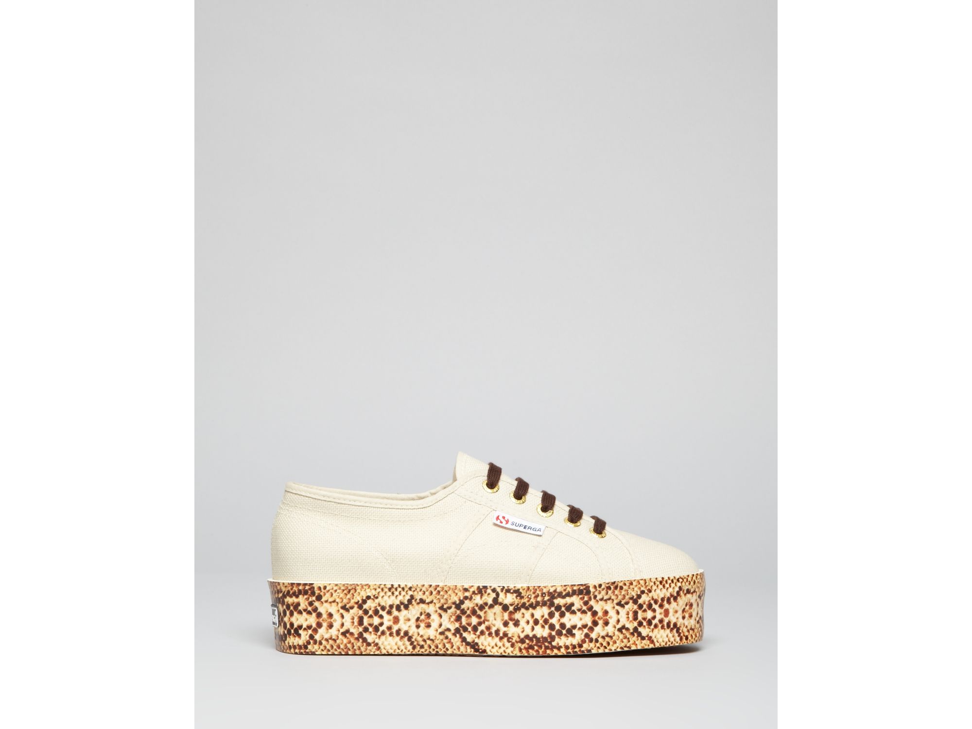 tan superga platform