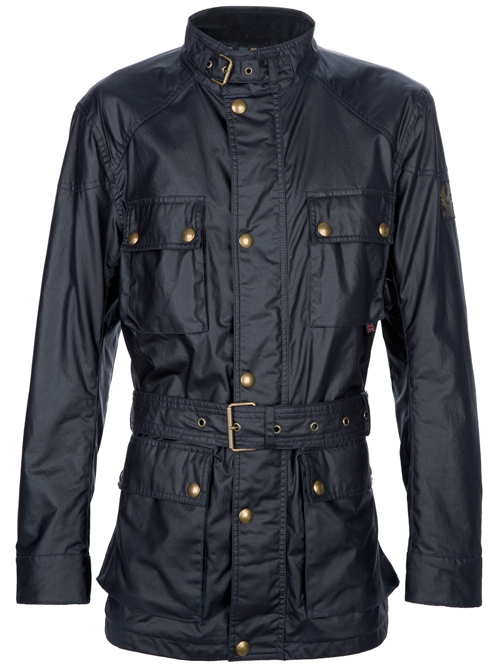 Belstaff Button Up Pocket Jacket in Black for Men | Lyst