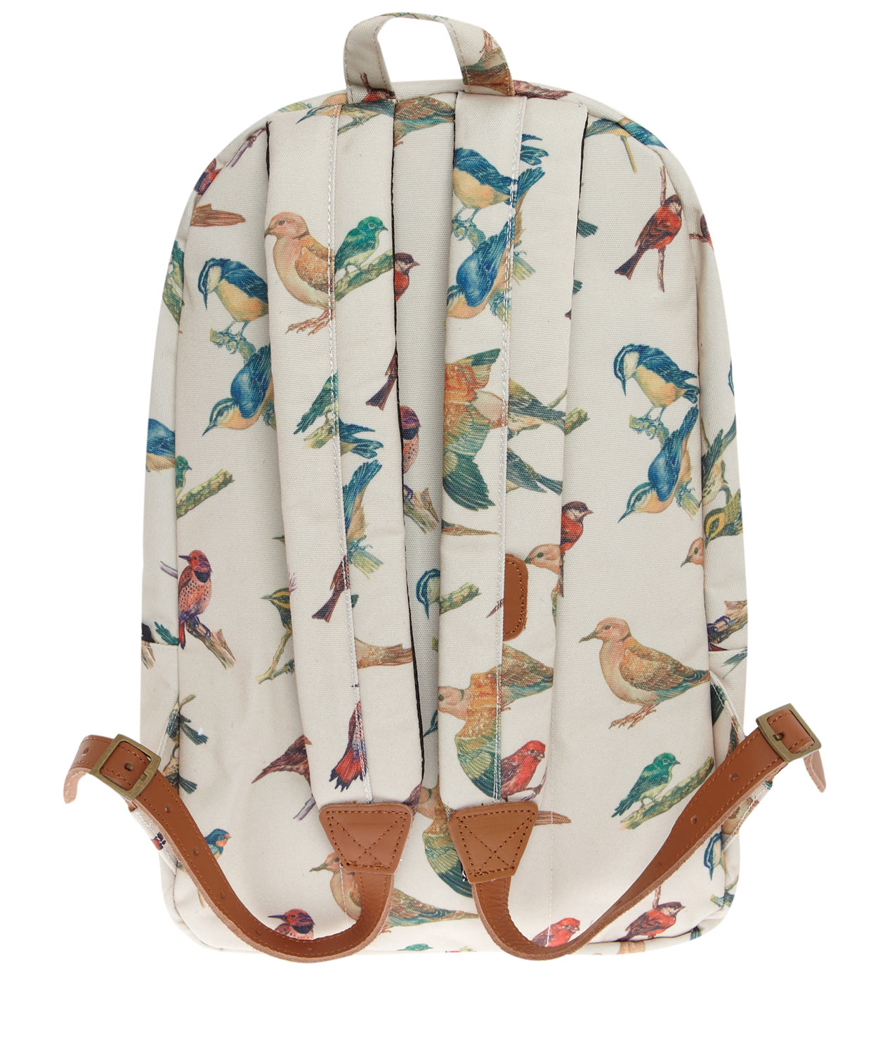 bird print backpack