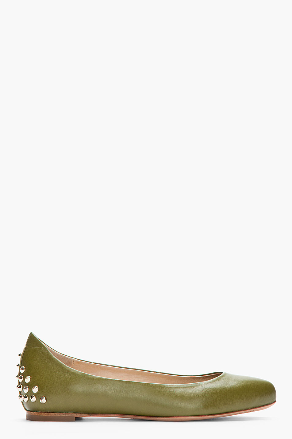 soft leather pointed flats
