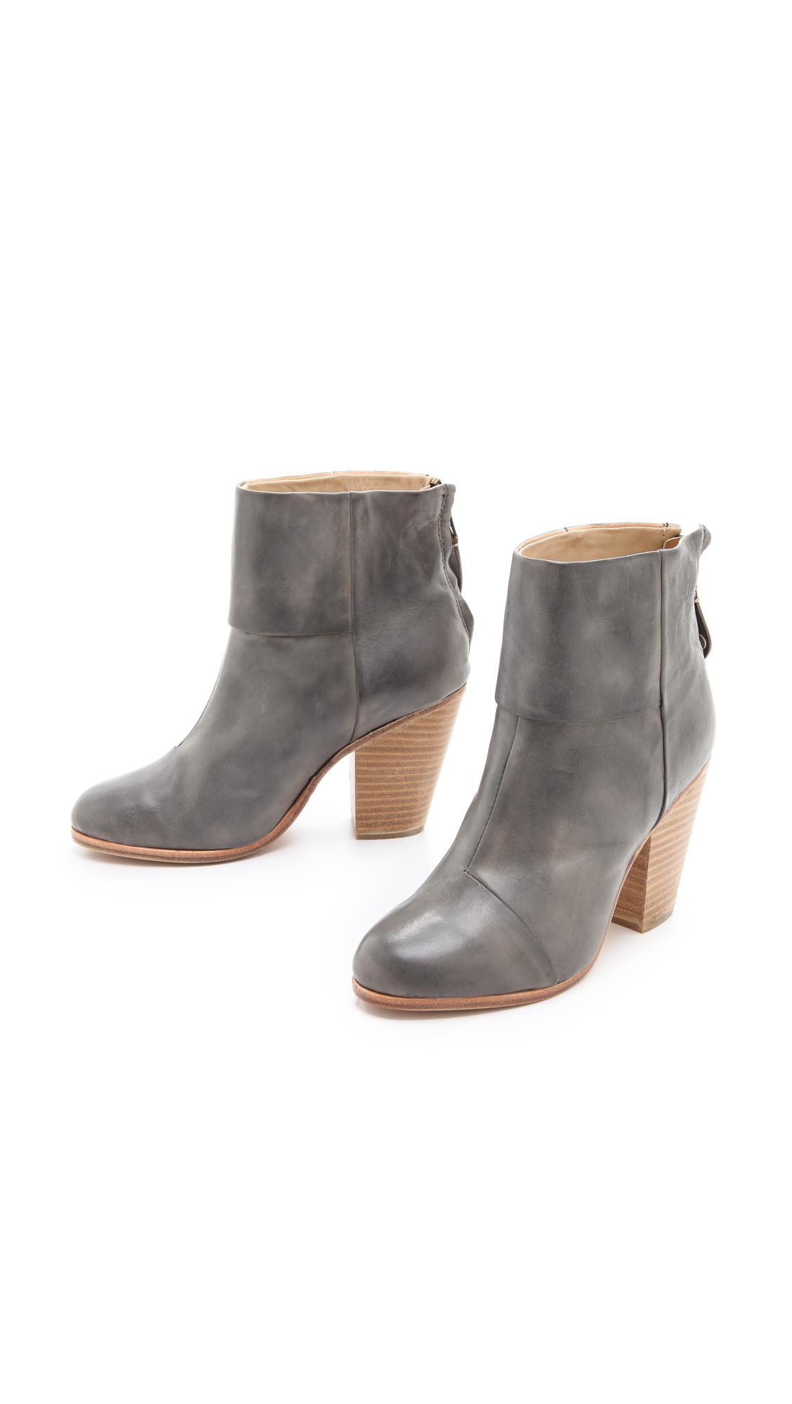 rag and bone grey booties