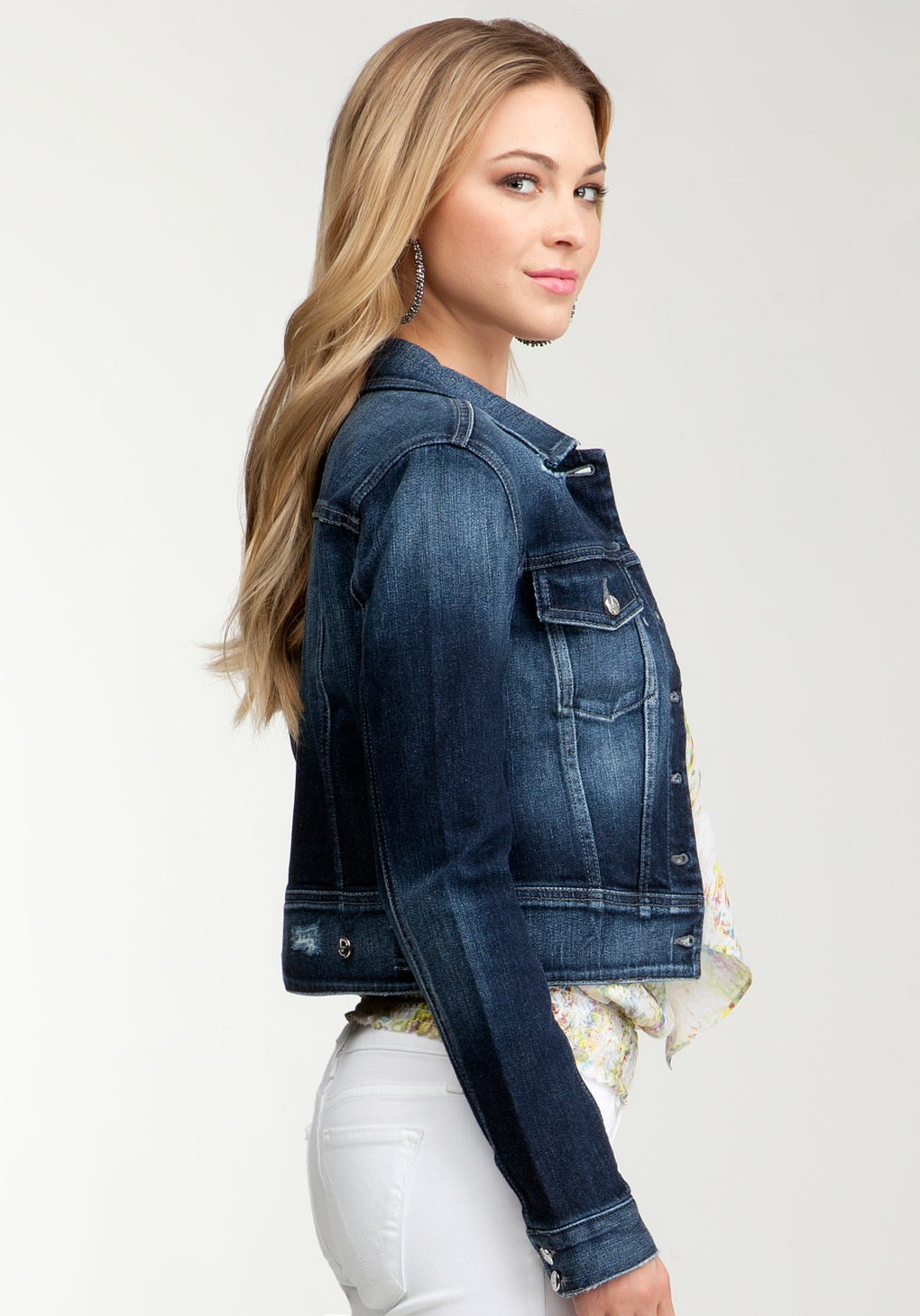 bebe denim jacket