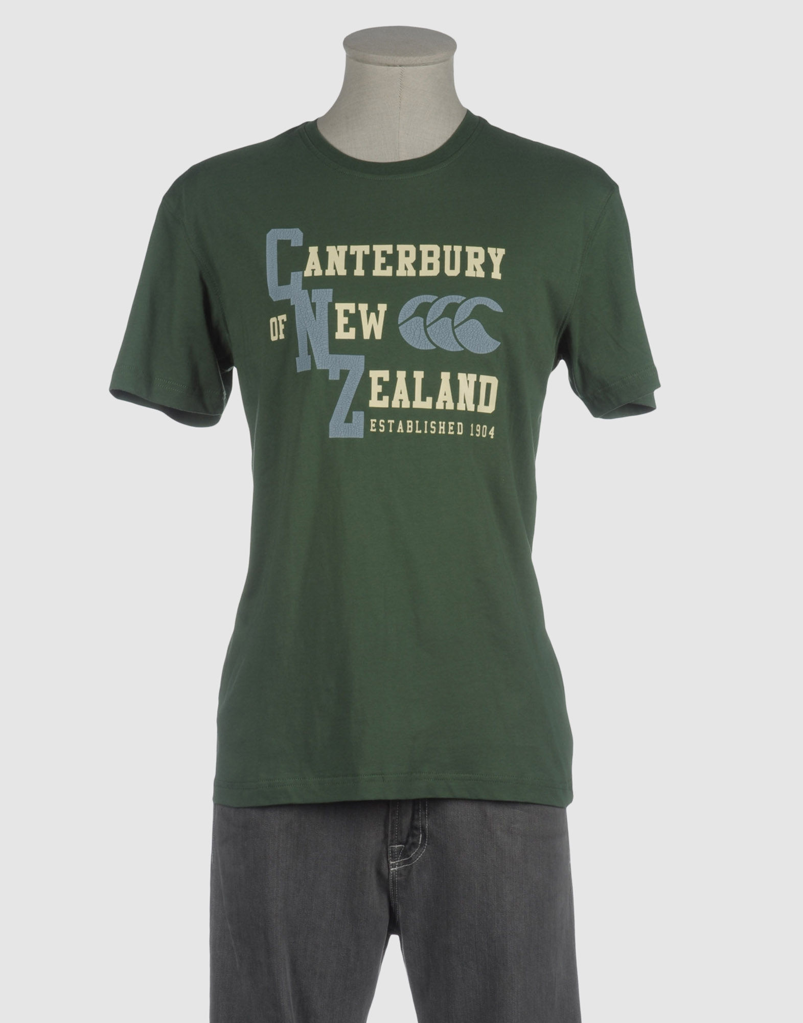 Canterbury Of New Zealand Short Sleeve T-shirt in Green for Men | Lyst