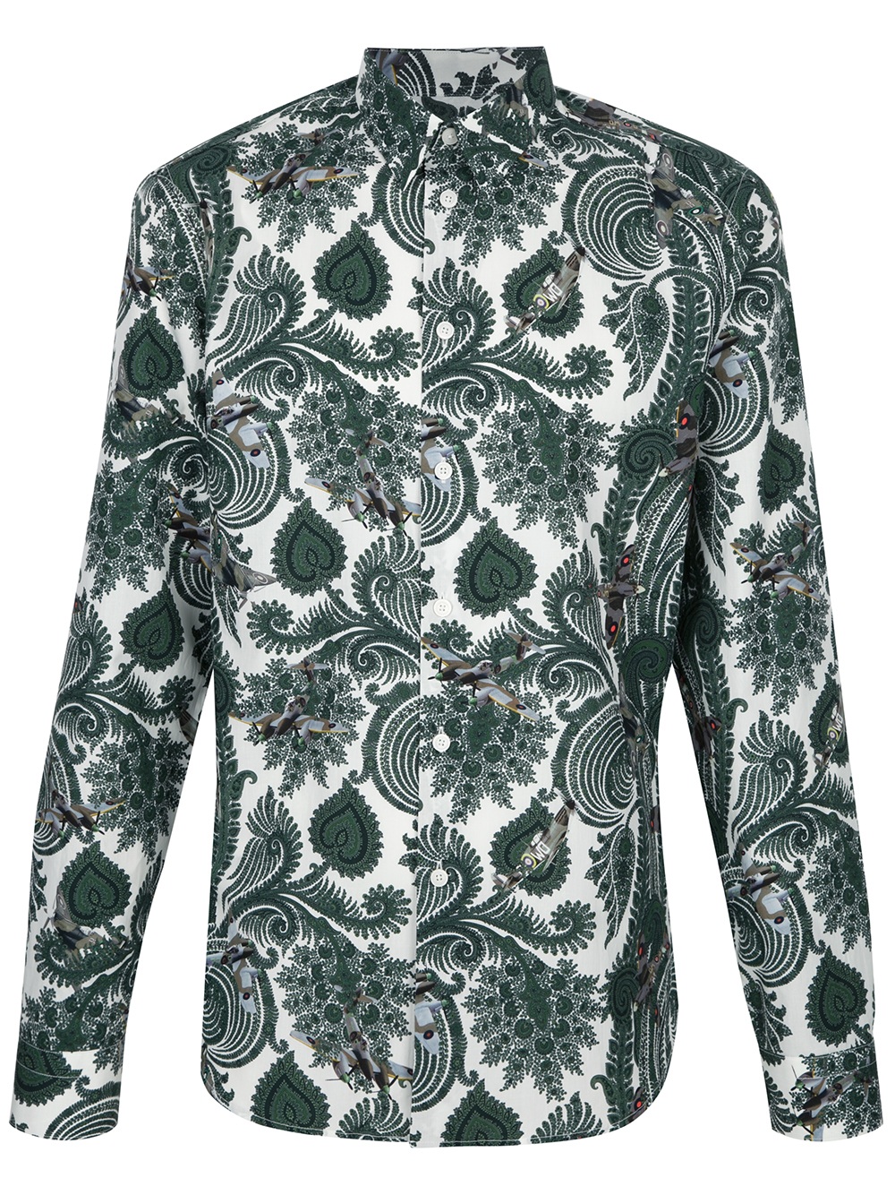 Givenchy Paisley Print Shirt in Green for Men - Lyst