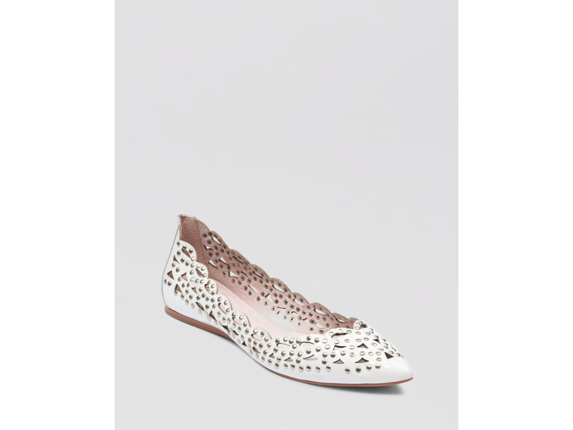 vince camuto studded flats