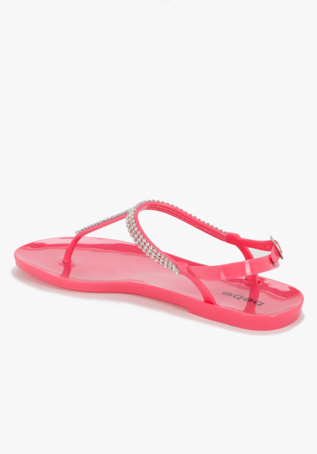 hot pink jelly sandals