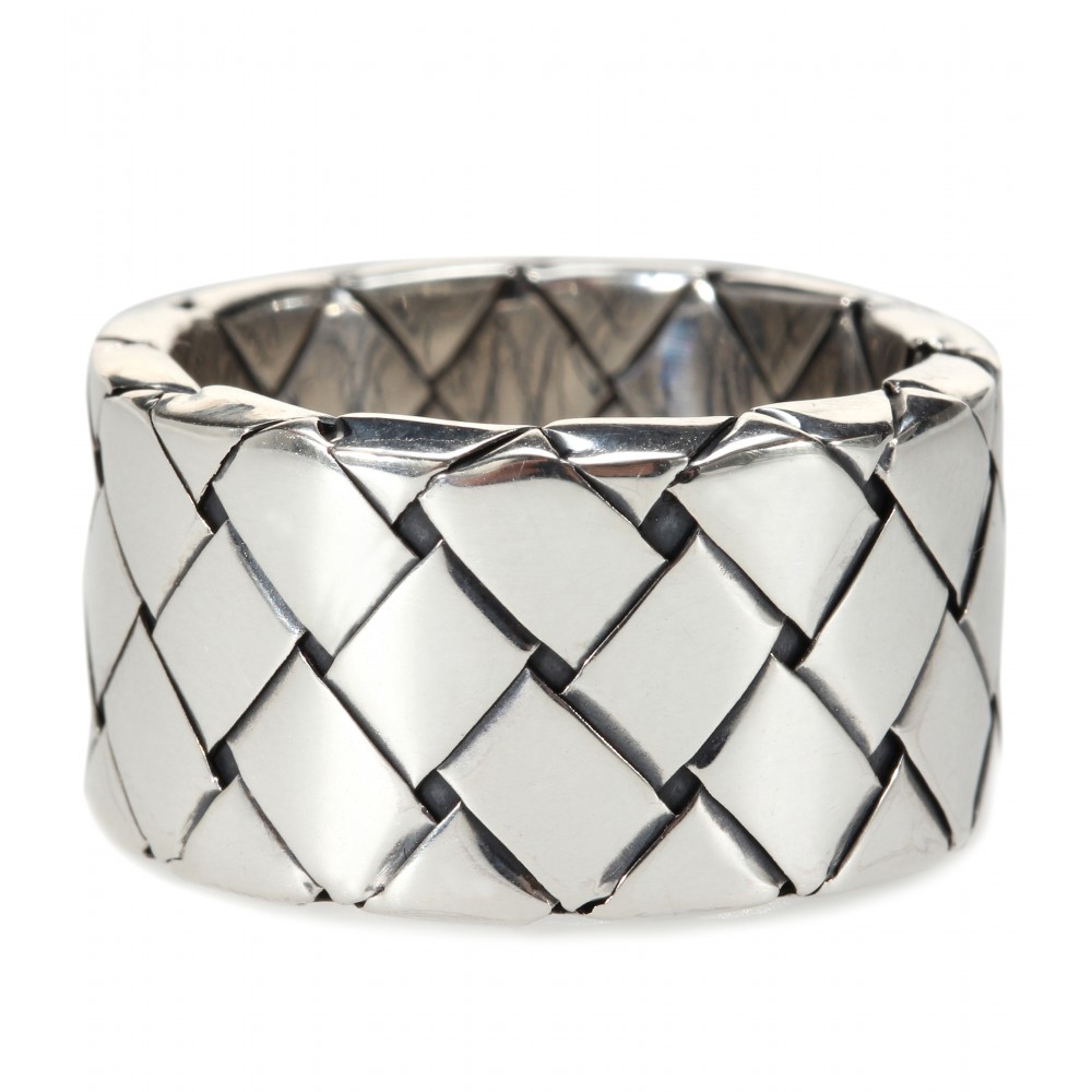 Sterling Silver Ring in Silver - Bottega Veneta