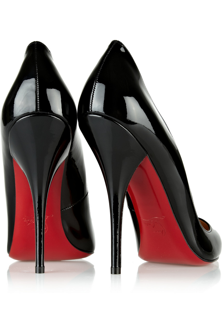 Christian Louboutin The Pigalle 120 Patent-Leather Pumps in Black - Lyst
