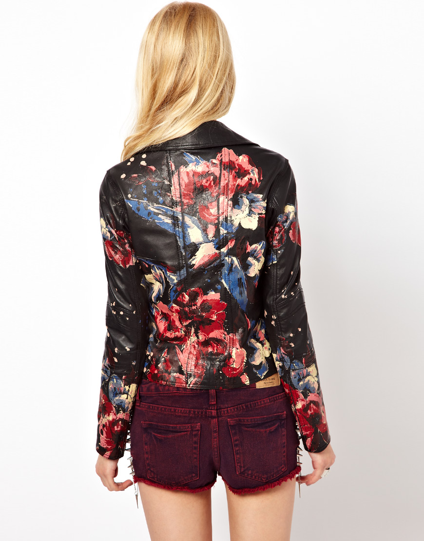 River Island Leather Jacket Red River Island Leather Jacket Red