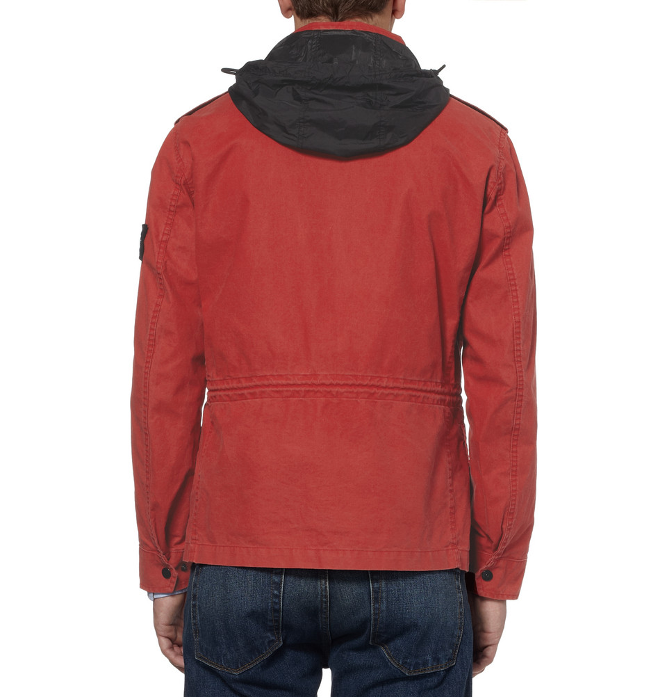 Stone Island Tela Stella Cottoncanvas 