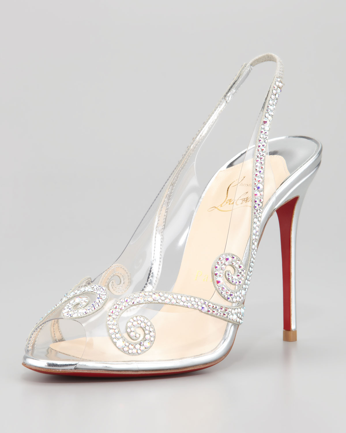 clear louboutins