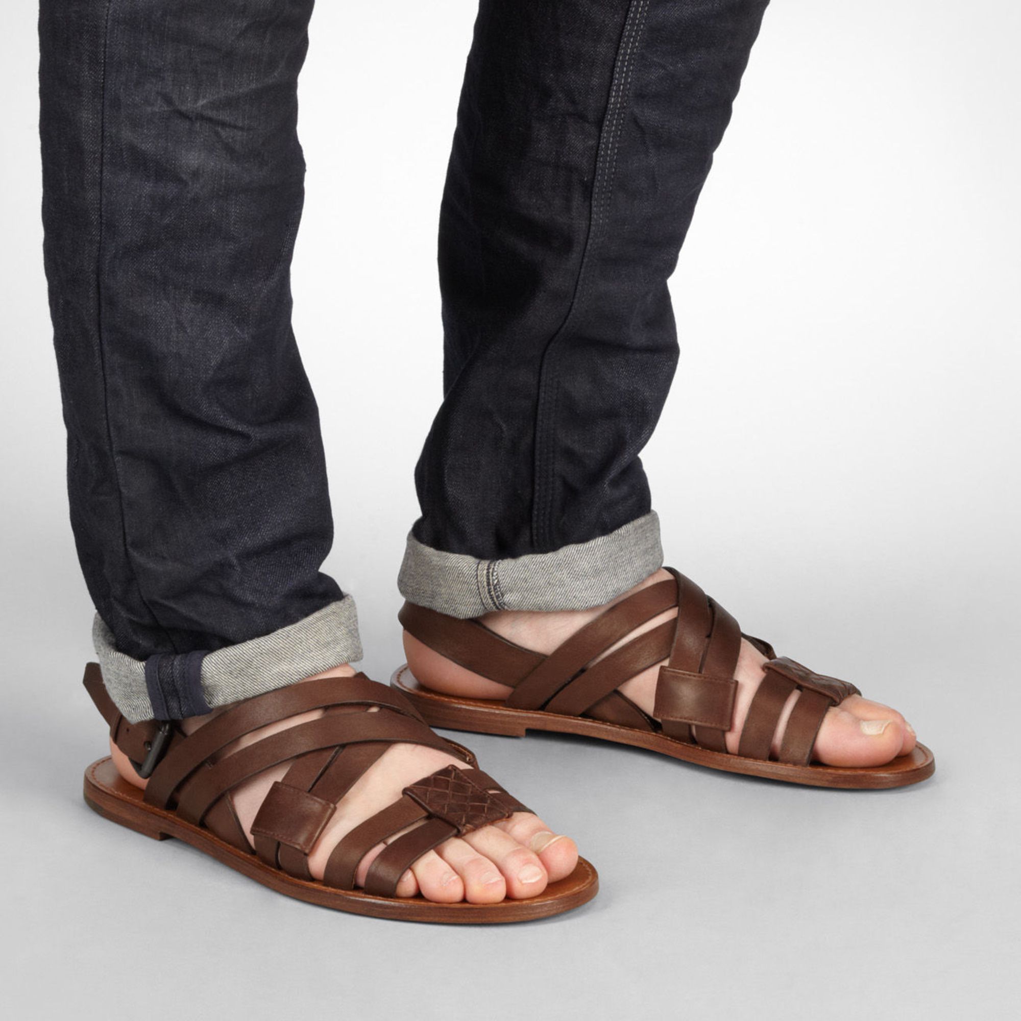 bottega veneta sandals men's