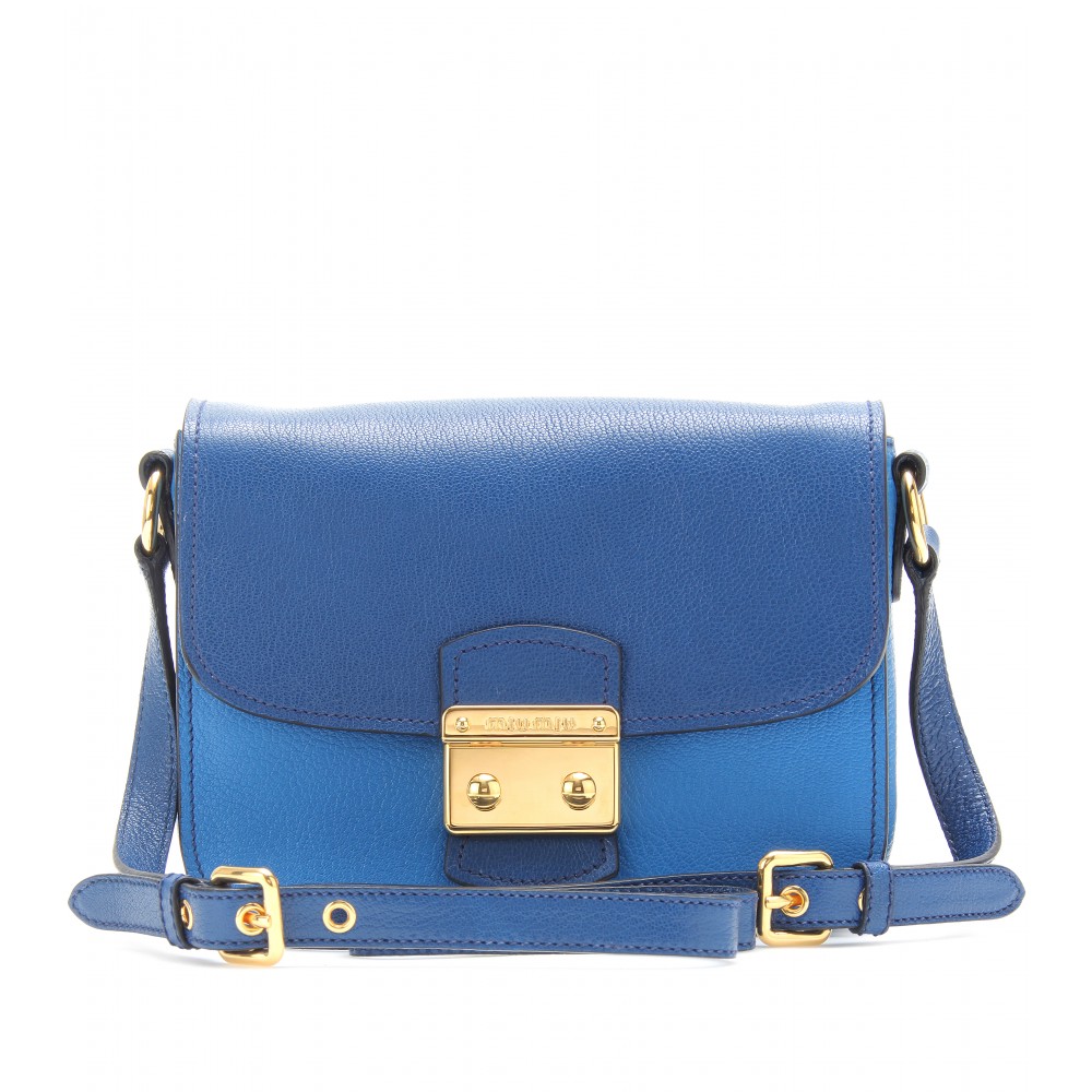 blue miu miu bag