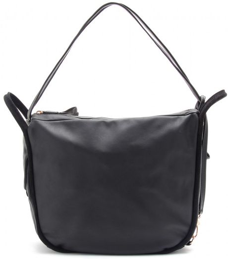 Repetto Dance Bag Cabriole Leather Shoulder Bag in Black | Lyst