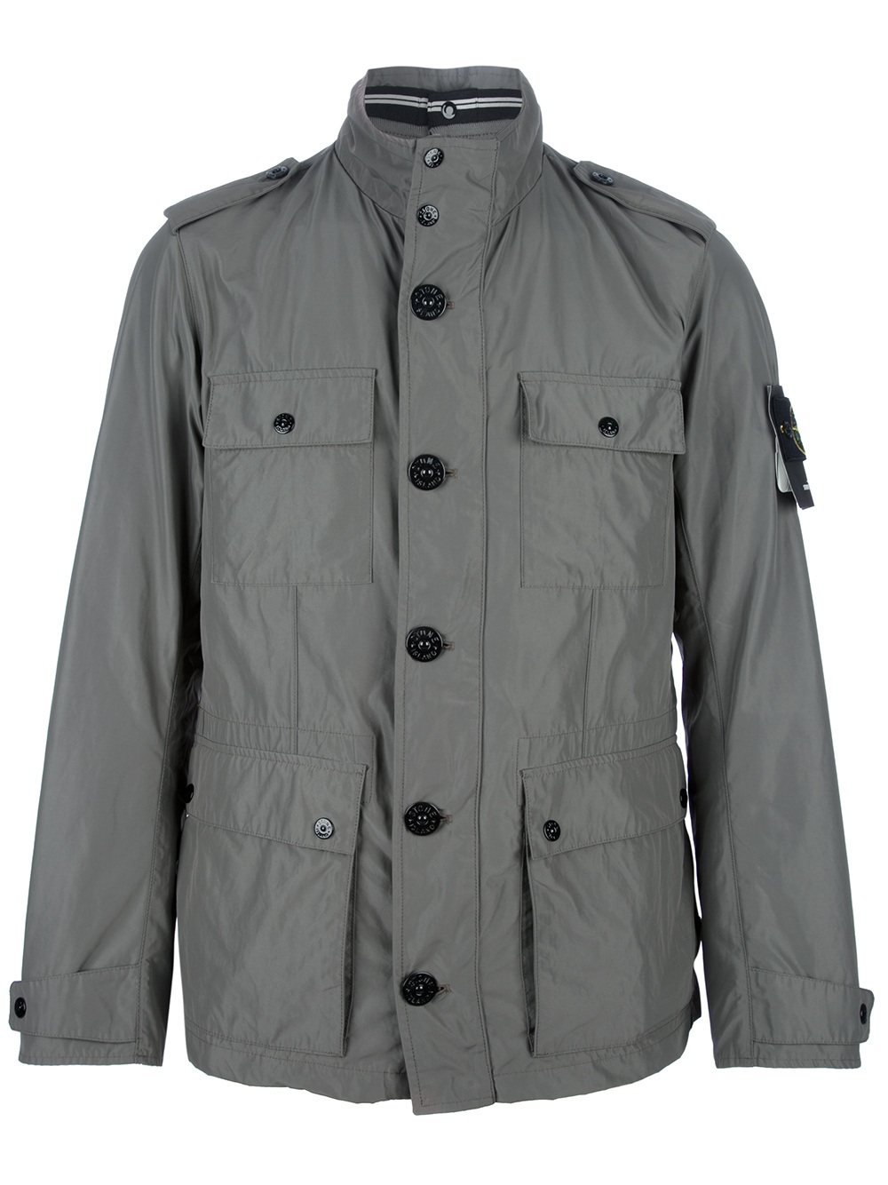 Stone Island Field Jacket in Grey (Grey) for Men - Lyst