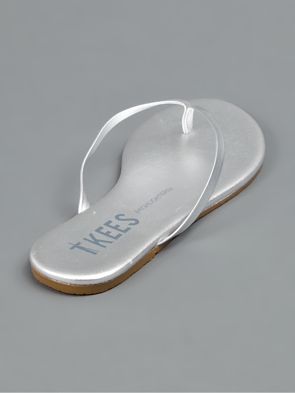 silver flip flops amazon