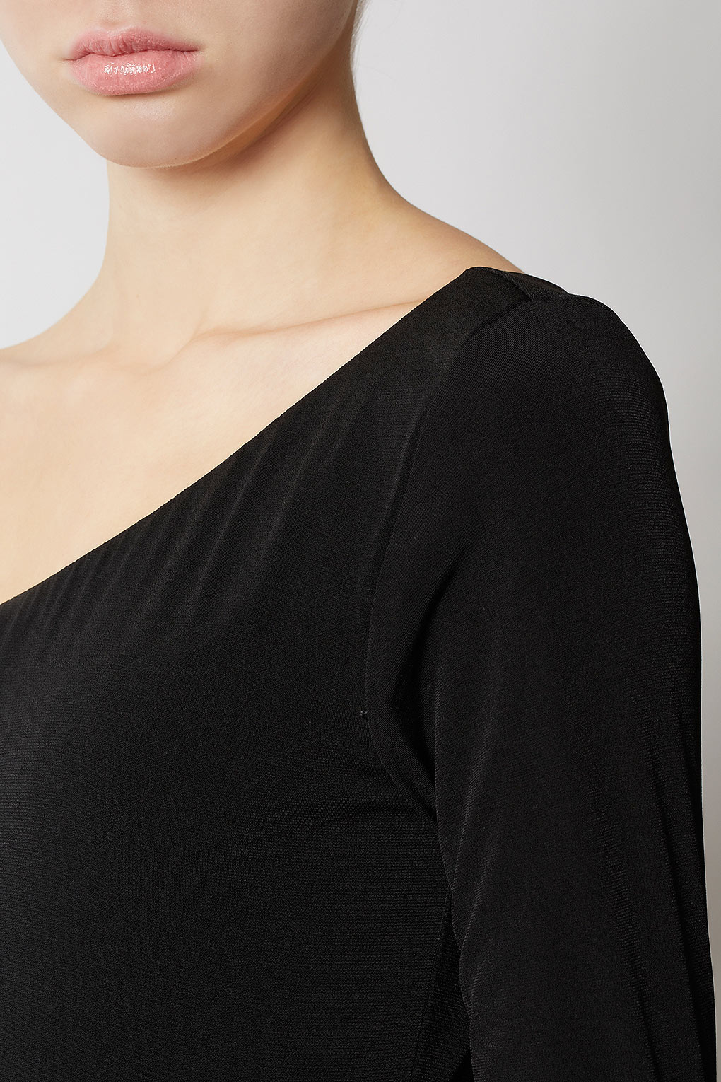 topshop one sleeve maxi dress