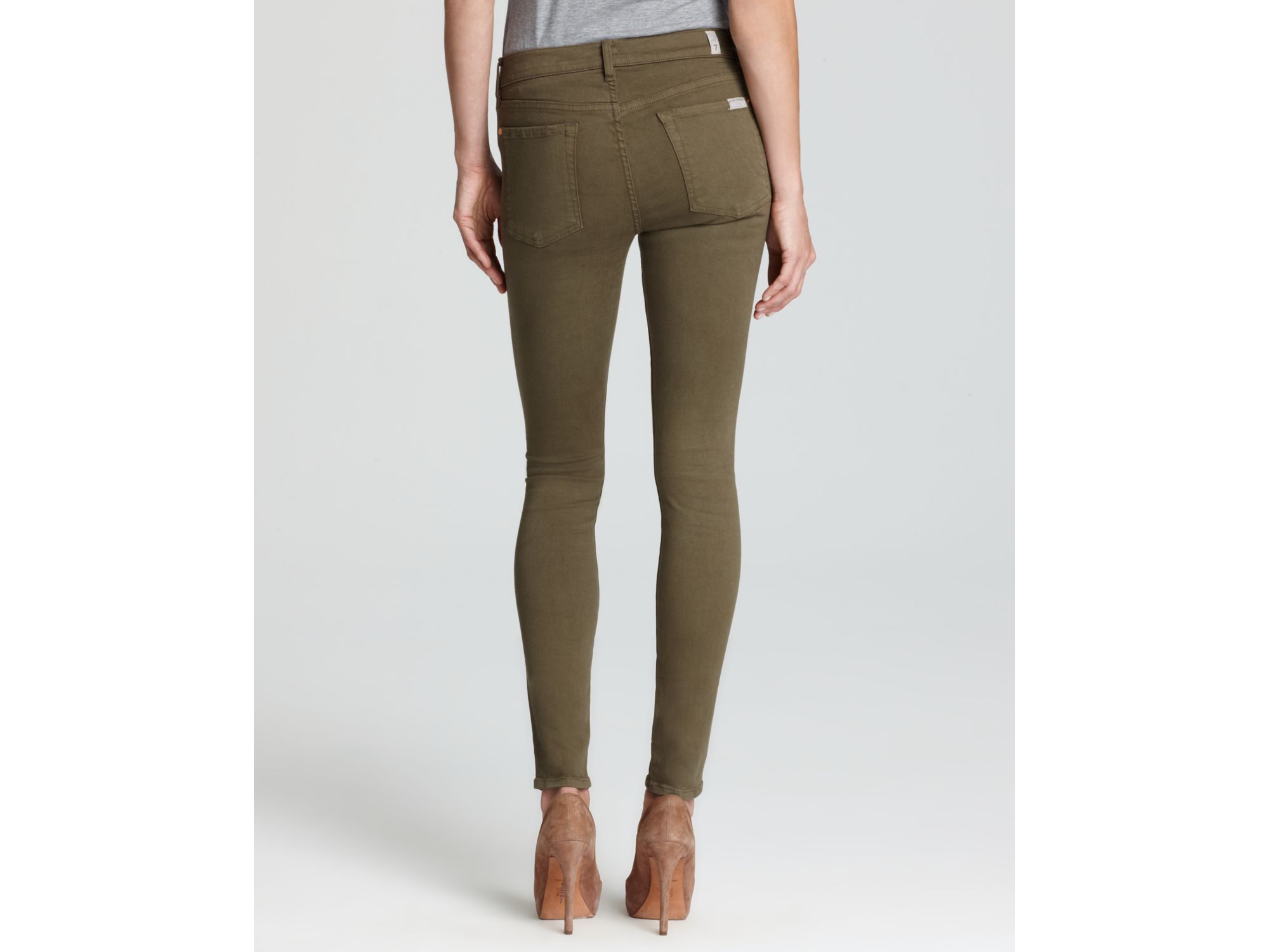 7 for all mankind green jeans