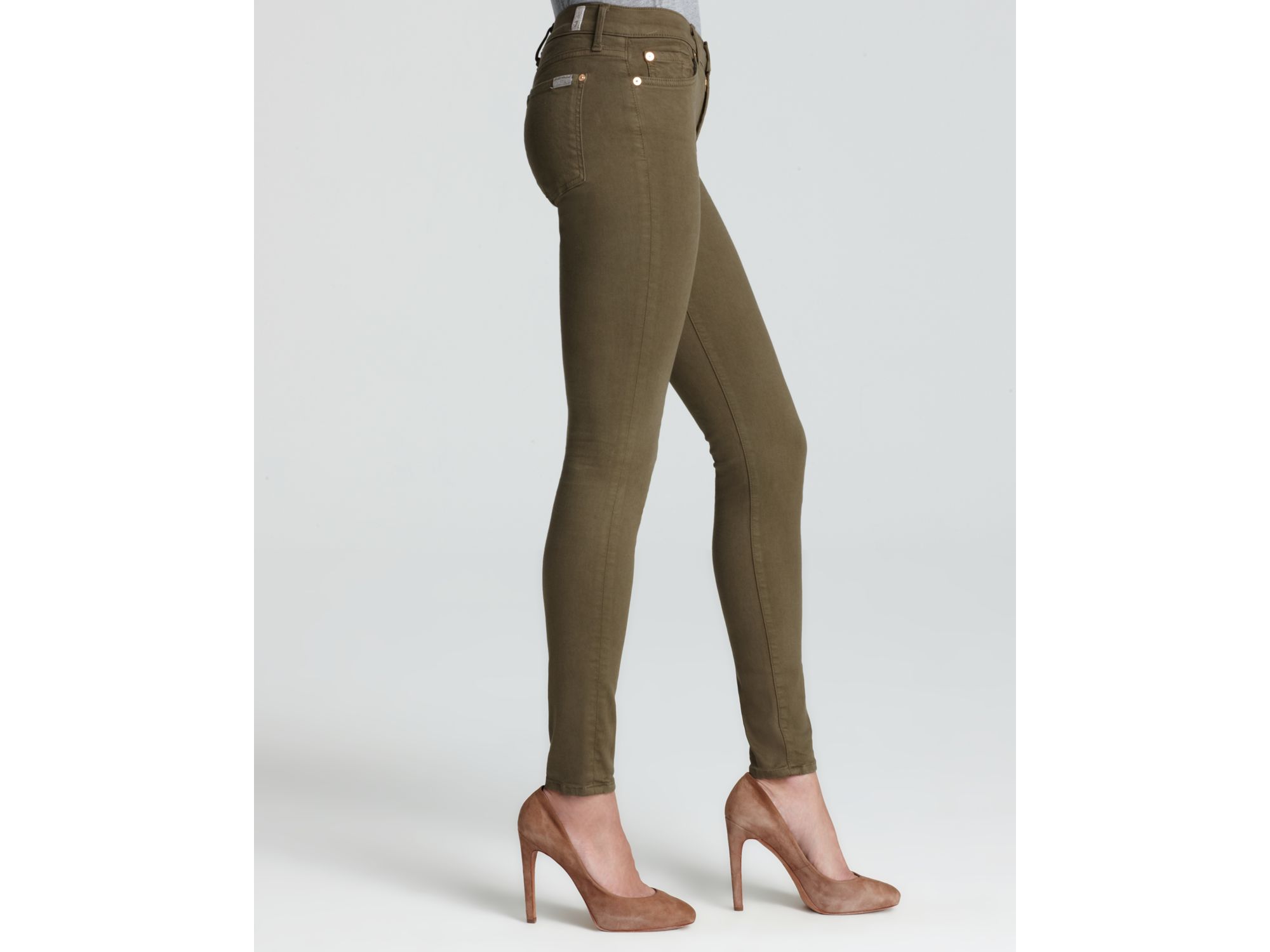 7 for all mankind green jeans