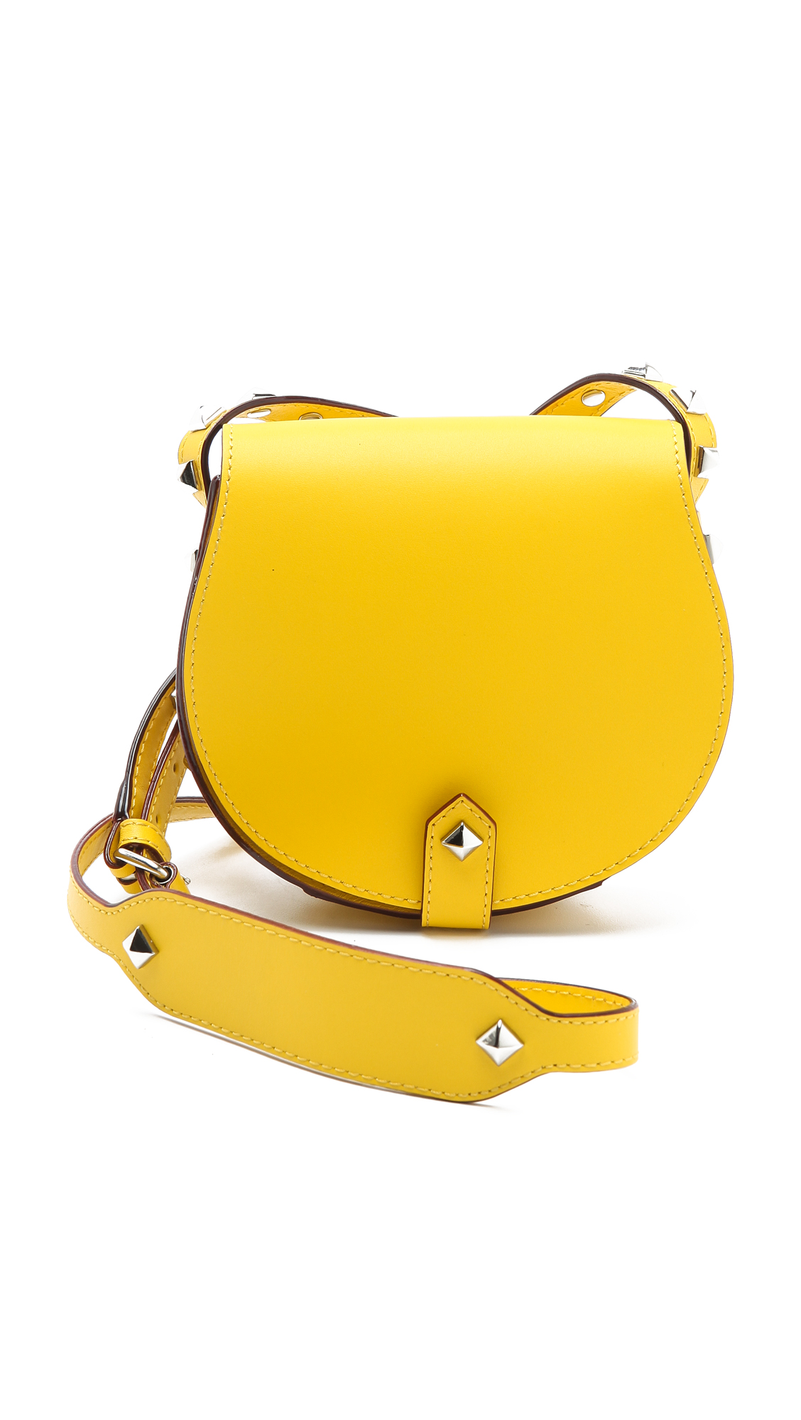 Lyst Rebecca minkoff Skylar Mini Cross Body Bag in Yellow