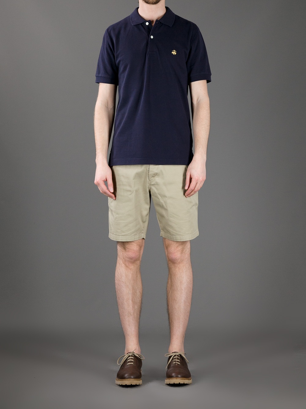 Brooks Brothers Classic Polo Shirt in Blue (Black) for Men Lyst