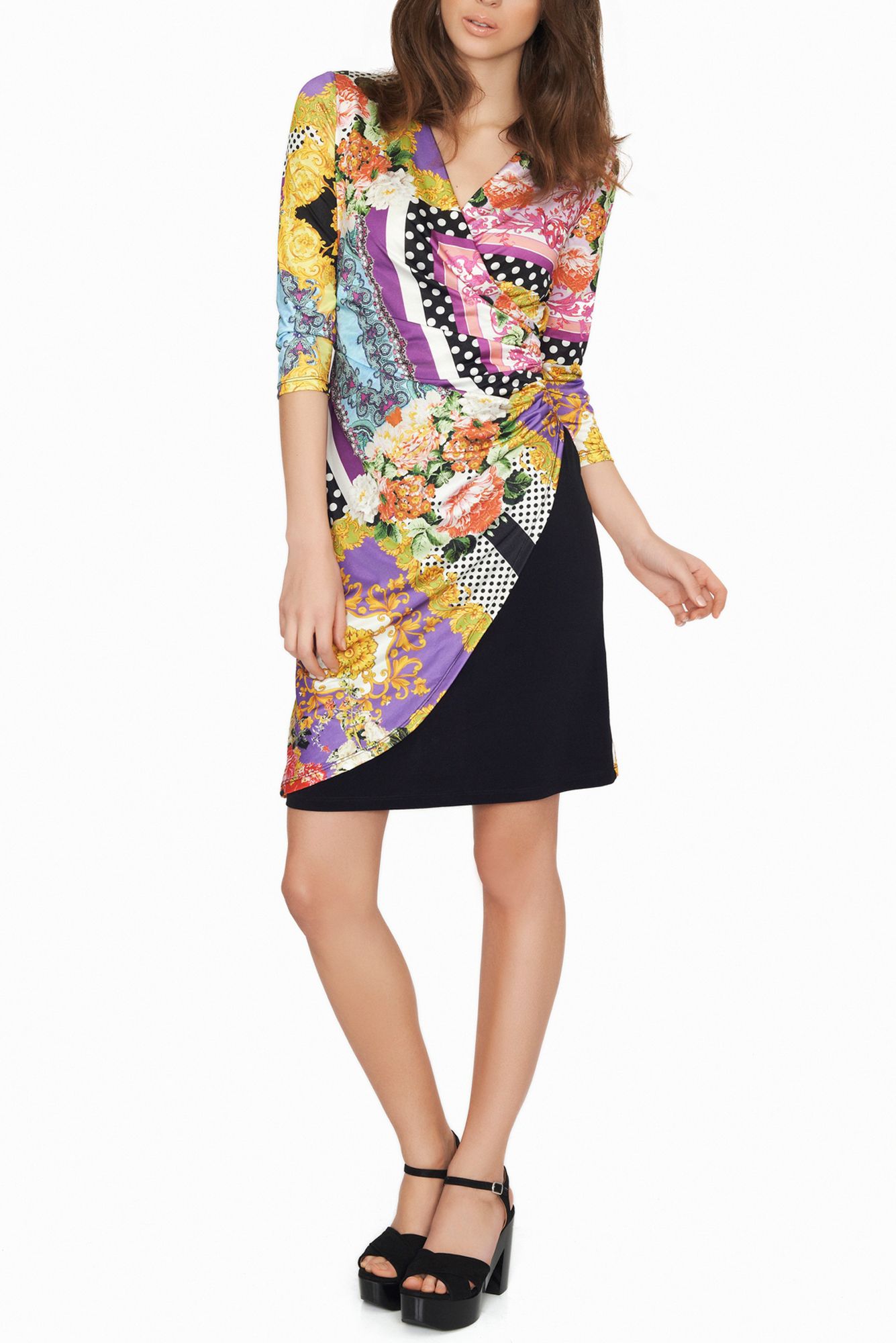James lakeland Draped Dress in Multicolor (multi) Lyst