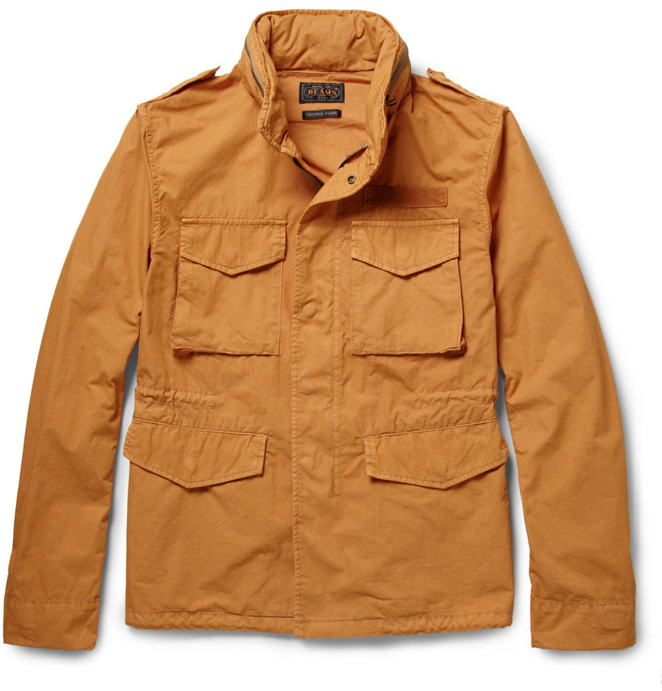 orange field jacket