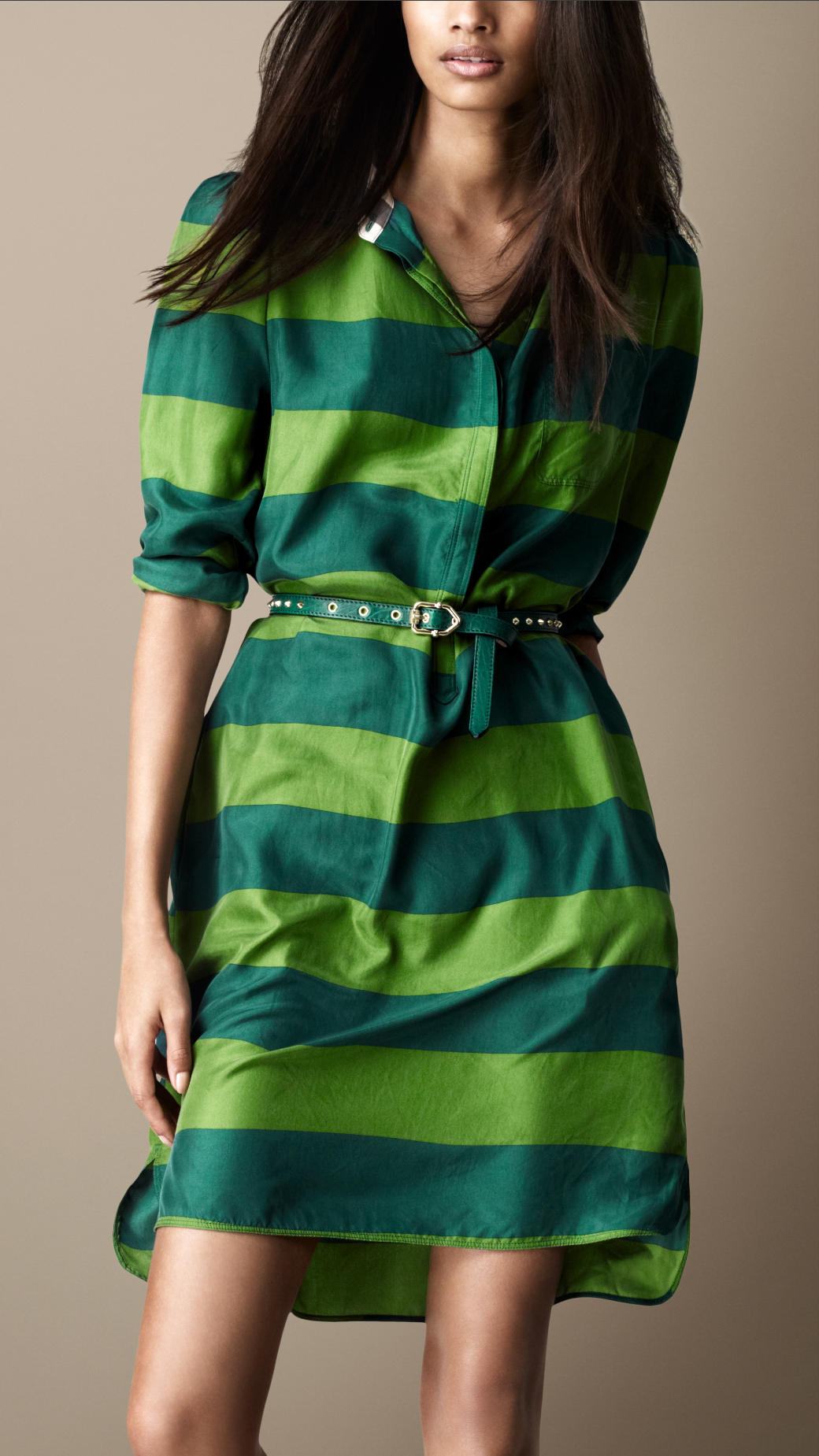 burberry striped dress