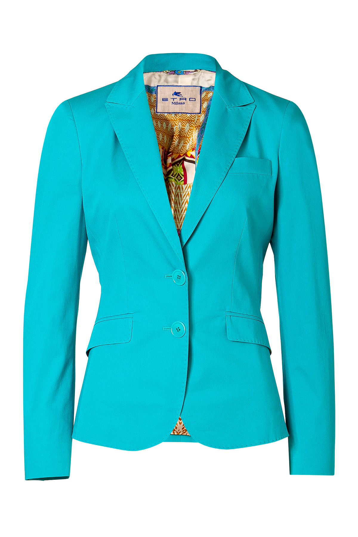 turquoise sequin blazer