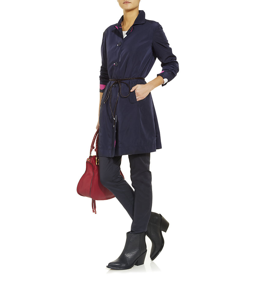 armani jeans trench coat