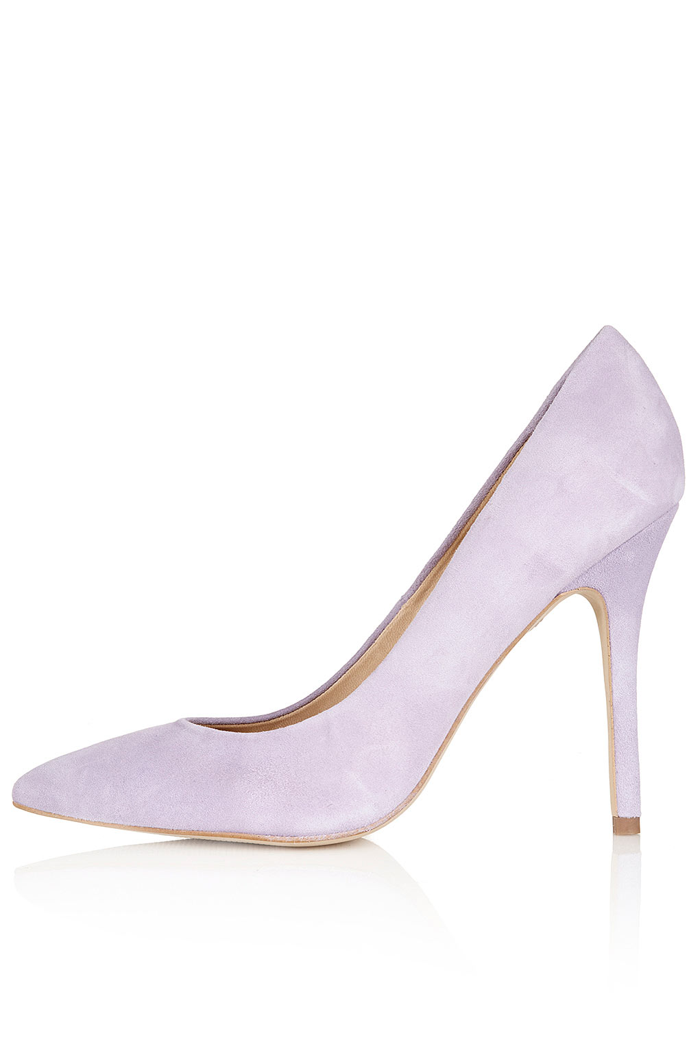 lilac pointed heels