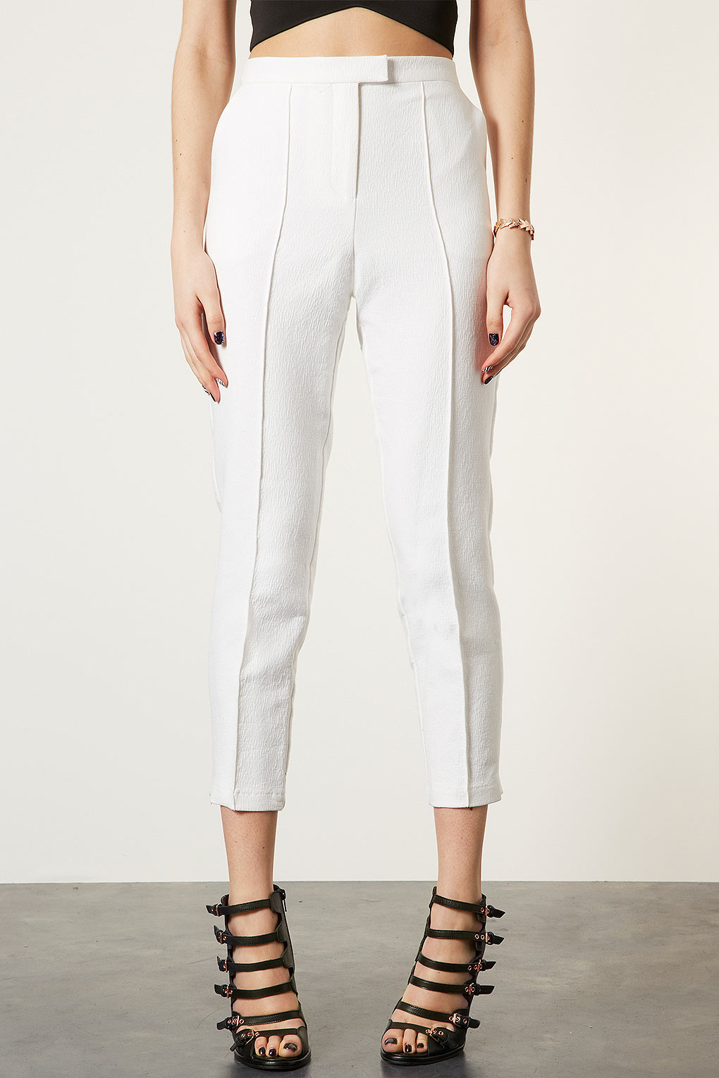 off white cigarette pants